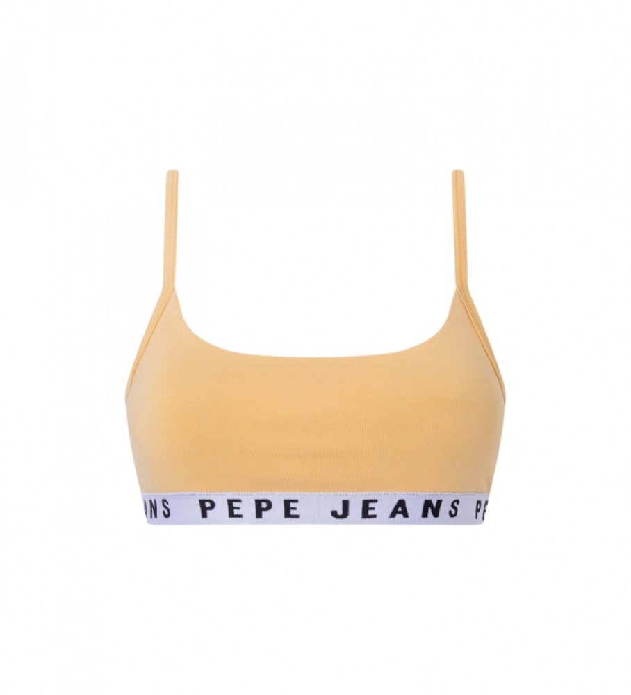 Pepe Jeans Solid Bra yellow - ESD Store fashion, footwear and accessories -  best brands shoes and designer shoes