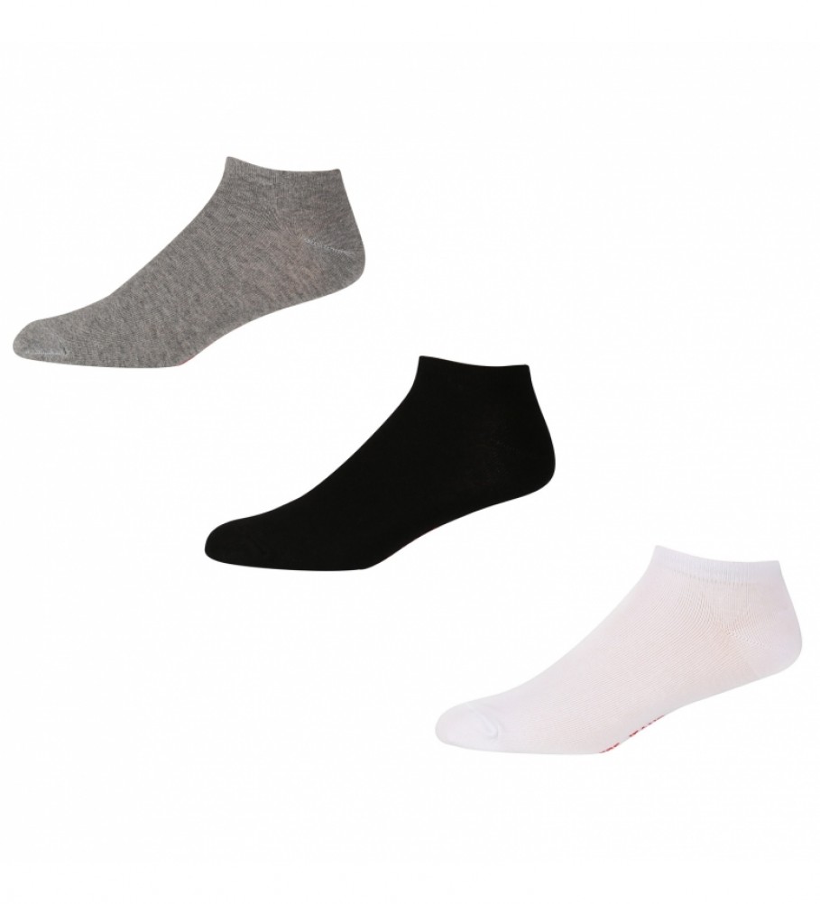 Pepe Jeans Pack of 3 socks Dan grey, white, black