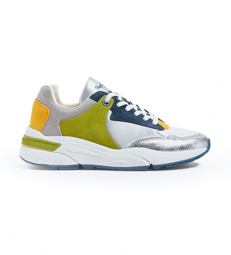 Pepe Jeans Sneakers in suede multicolore Arrow Colors