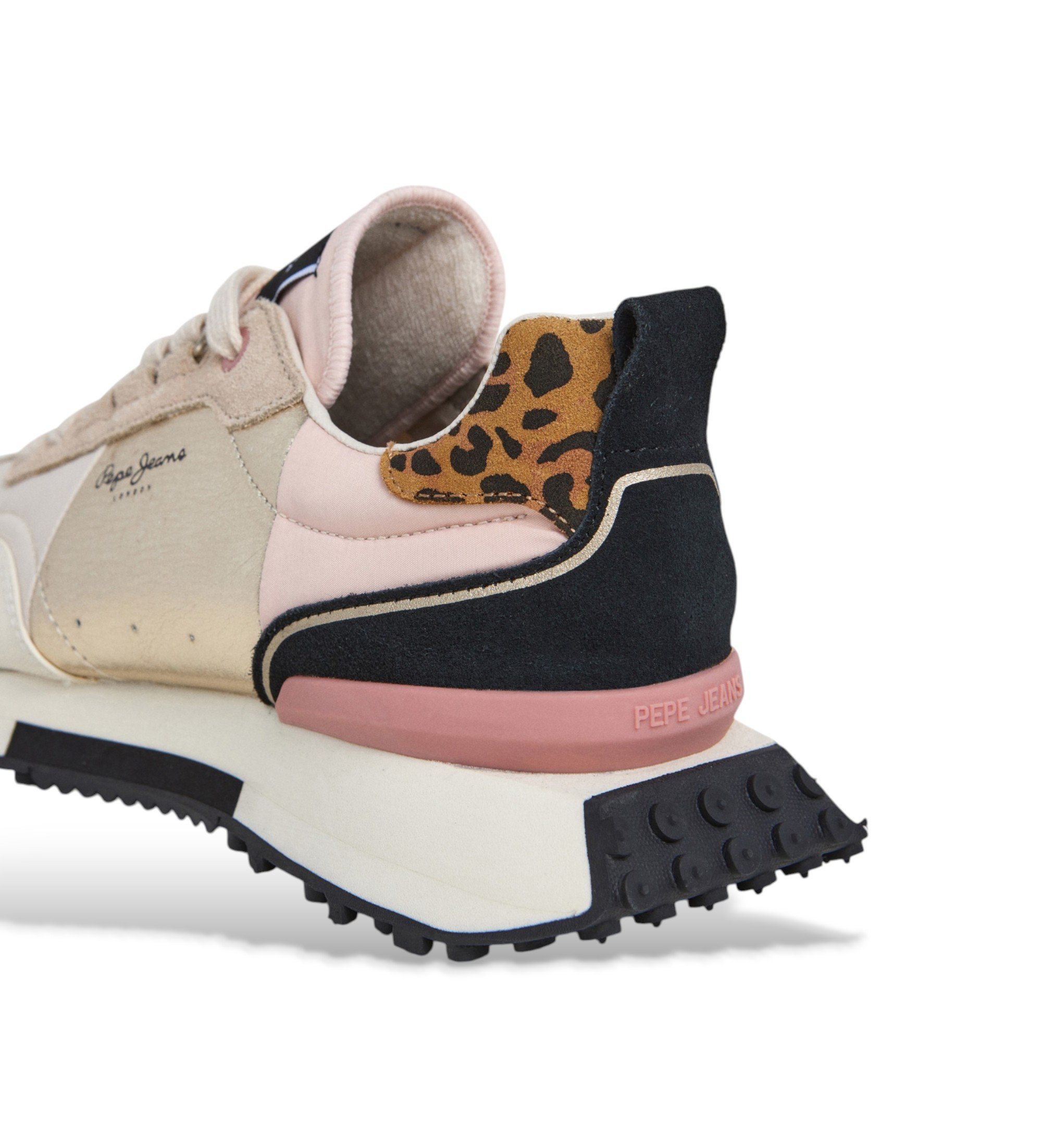 Pepe Jeans Archer Wilder Usnjene superge bež barve