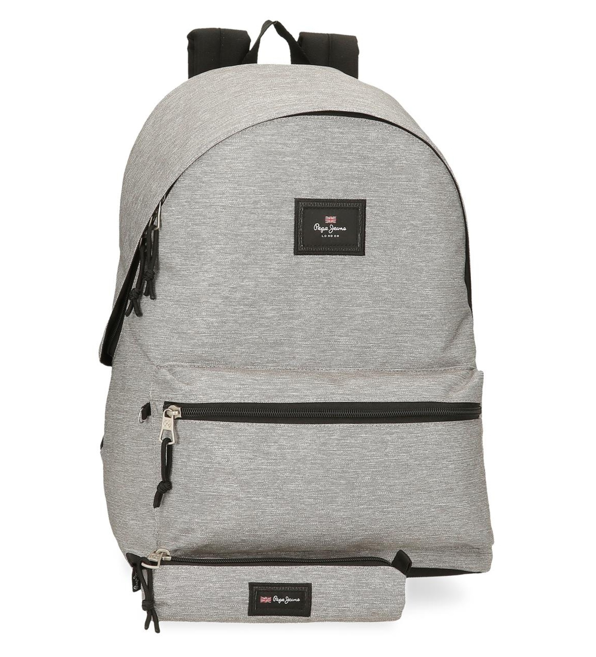 Pepe Jeans Plecak Aris Evergreen z pokrowcem szary
