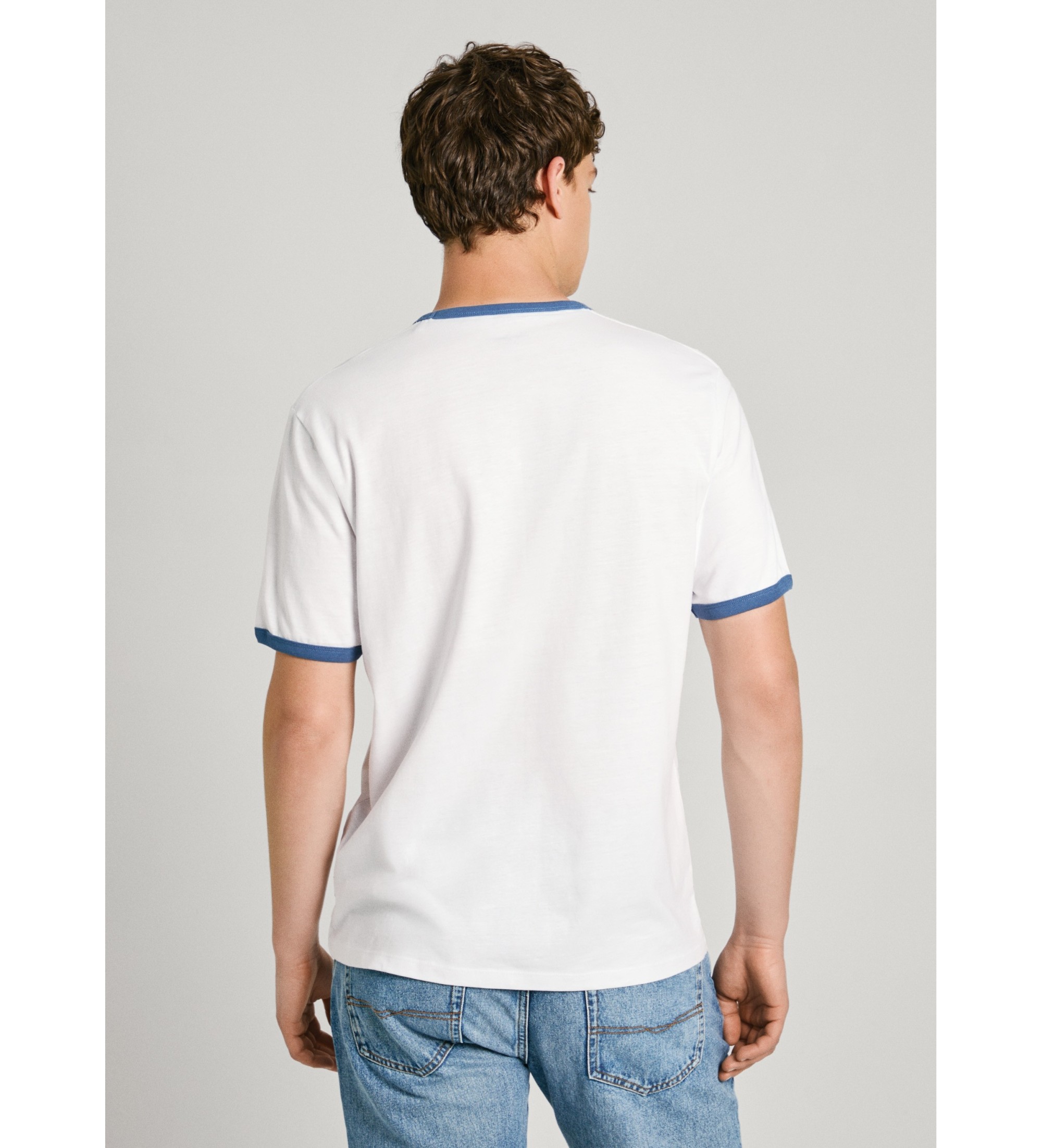 Pepe Jeans Herren T-Shirt ‚Adan‘ – Lässiges Basic Mit Frontprint, Relaxed Fit