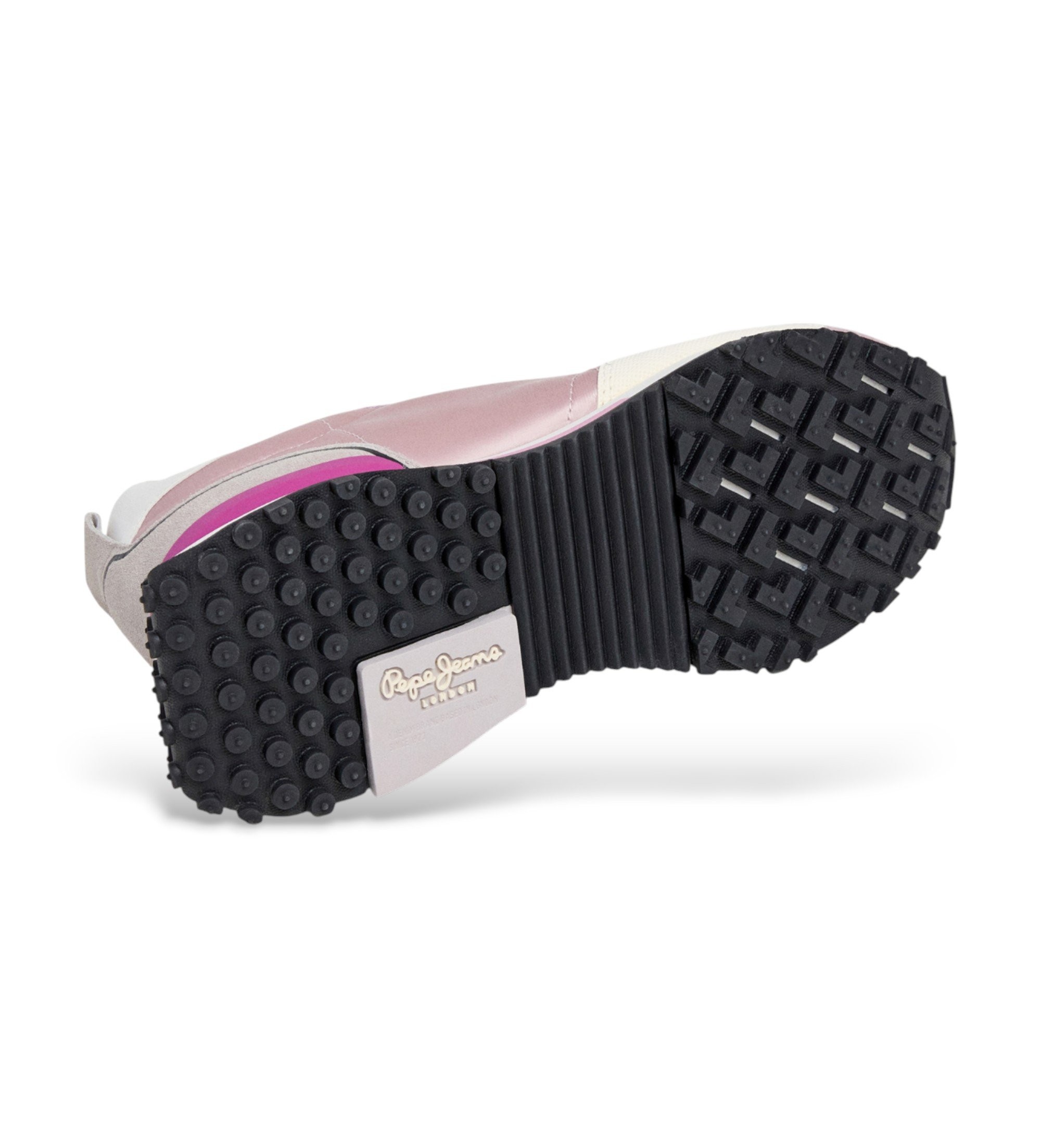 Pepe Jeans Archer Glam usnjene superge roza barve