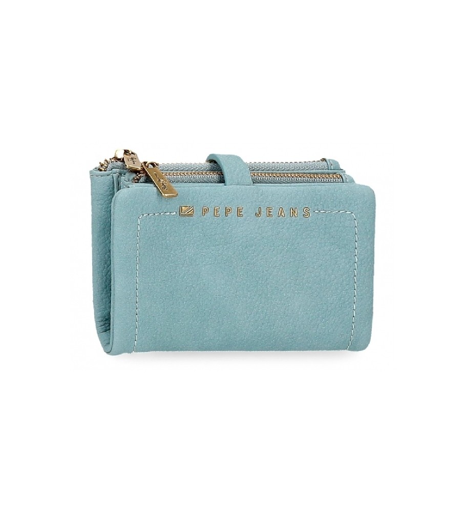 Pepe Jeans Diane blue wallet with removable coin purse -14,5x9x2cm