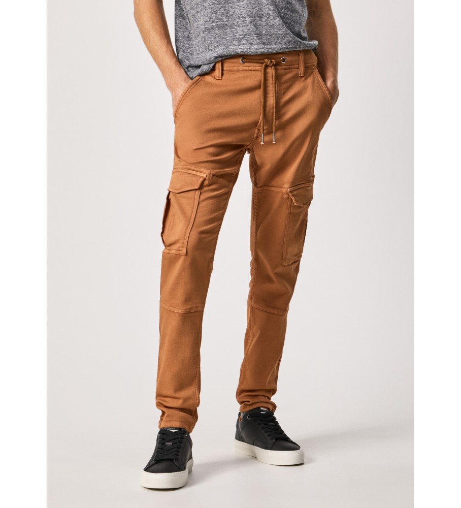 badminton Clancy Detecteren Pepe Jeans Jared cargo broek bruin - Esdemarca winkel voor schoenen, mode  en accessoires - merkschoenen en merksneakers