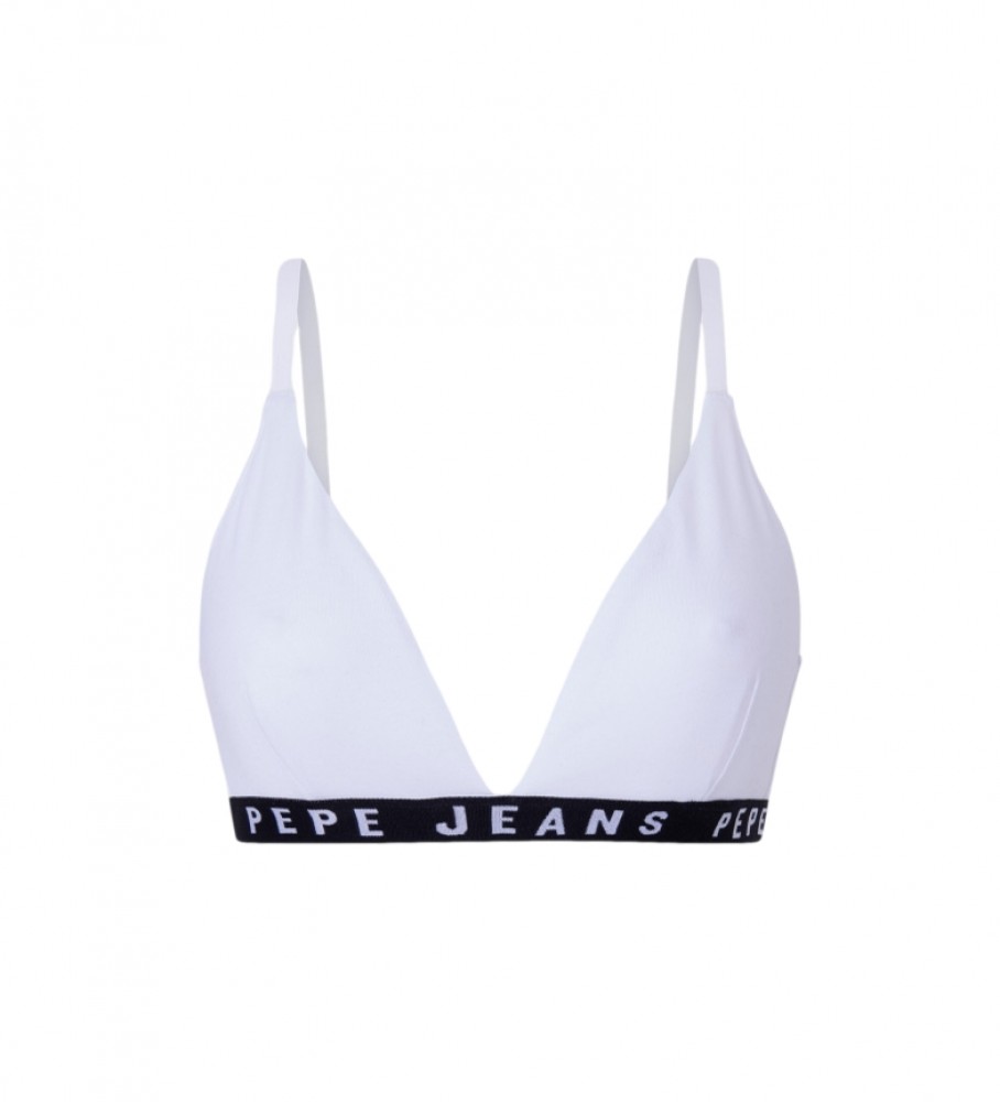 Pepe Jeans Logo du soutien-gorge blanc
