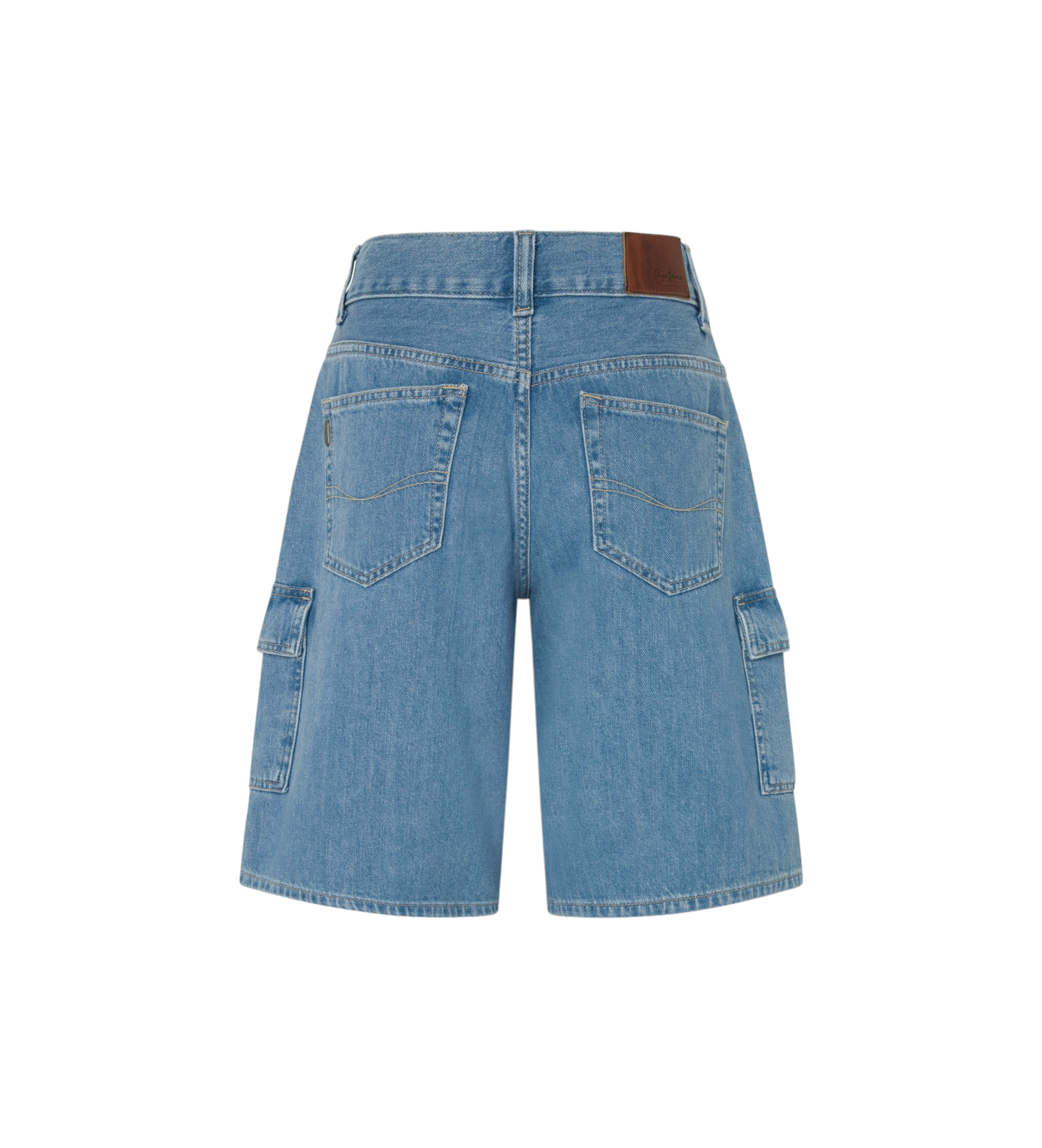 ★ Phyps Department★ Bermuda Cargo Denim Pants Blue PFM1DP PHYPS DEPT - pants - PHYPS HOME