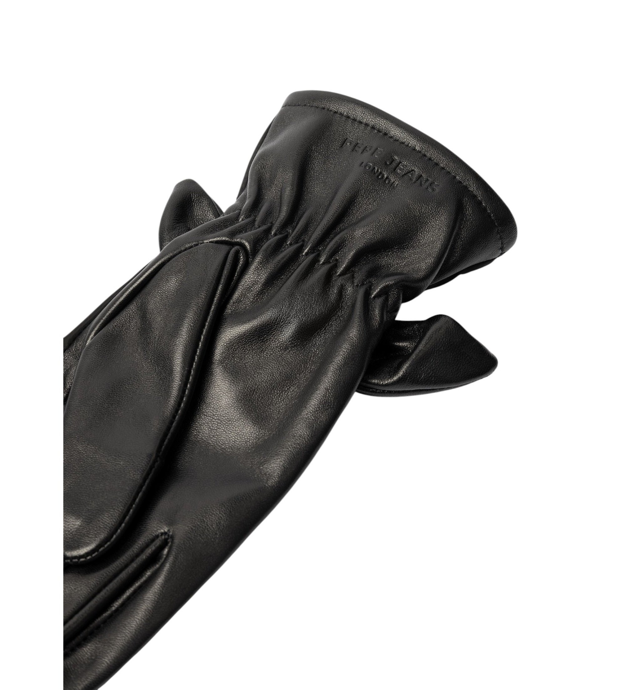Pepe Jeans Guantes de piel Ria negro