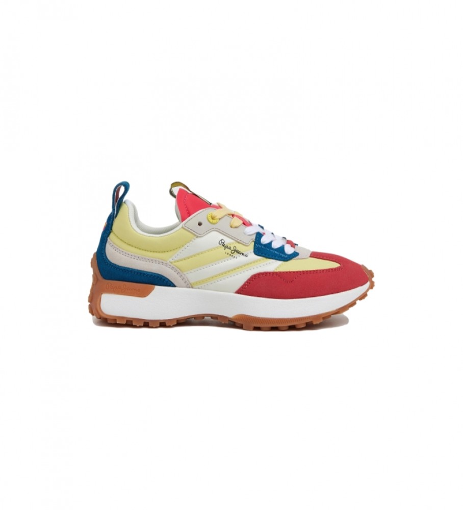 Pepe Jeans Lucky Print Combination Sneakers yellow, red