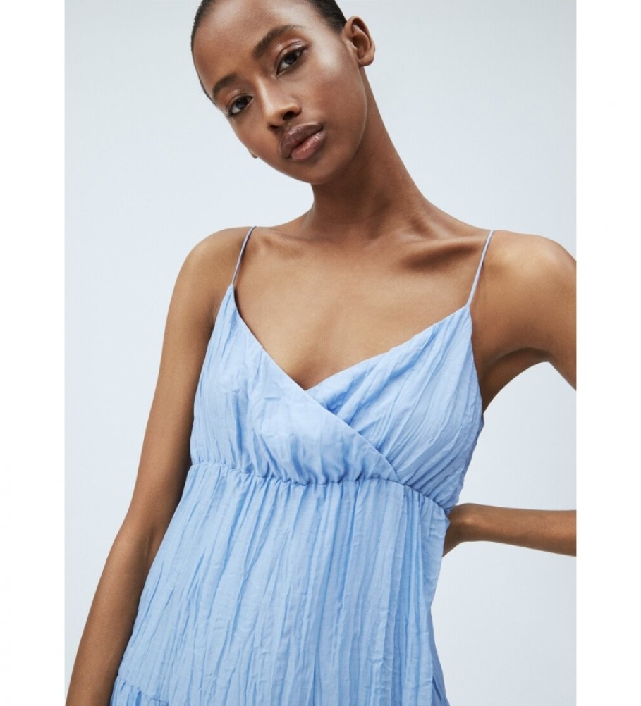 Pepe Jeans Anae dress blue - Esdemarca Store fashion, footwear and  accessories - best brands shoes and designer shoes