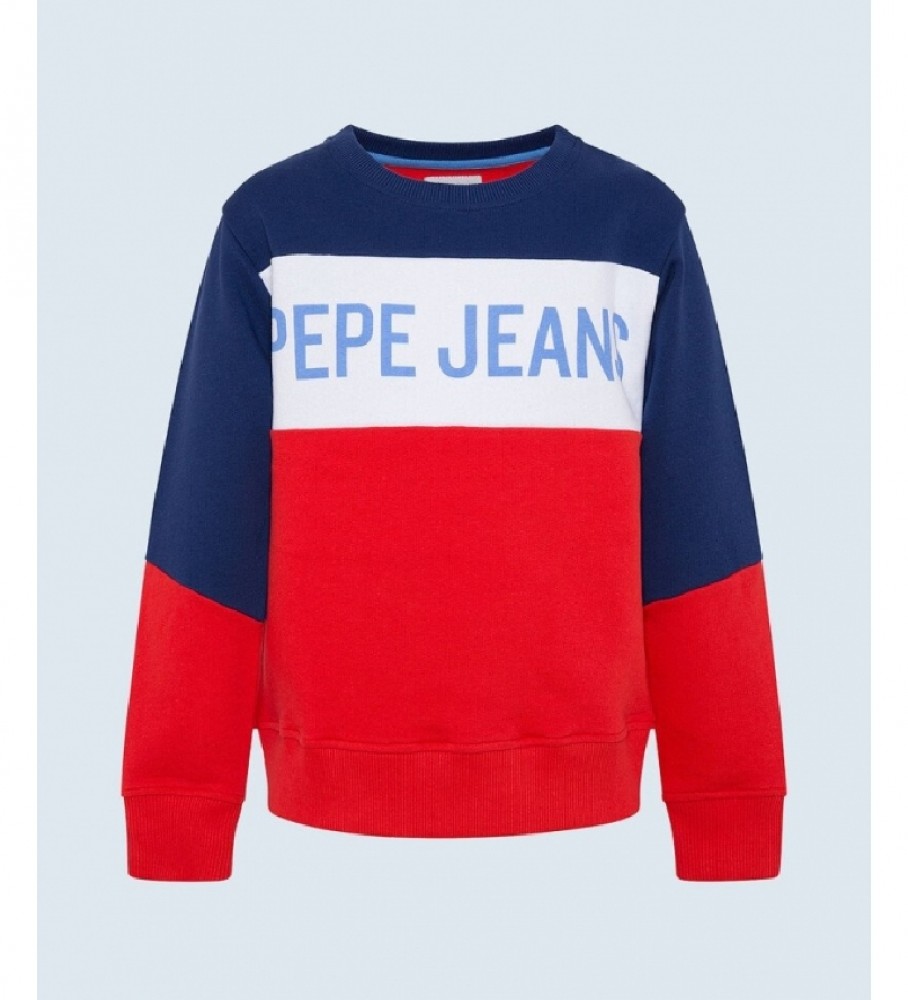 Pepe Jeans Sudadera David rojo - Tienda Esdemarca moda, calzado y  complementos - zapatos de marca y zapatillas de marca