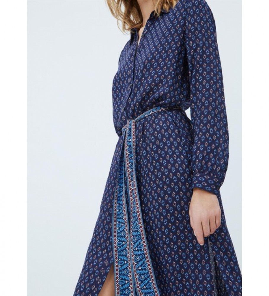 Pepe Jeans Nina navy shirt dress 