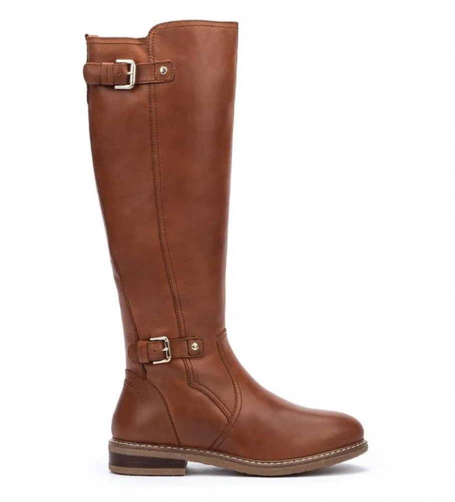 Pikolinos Alday camel leather boots