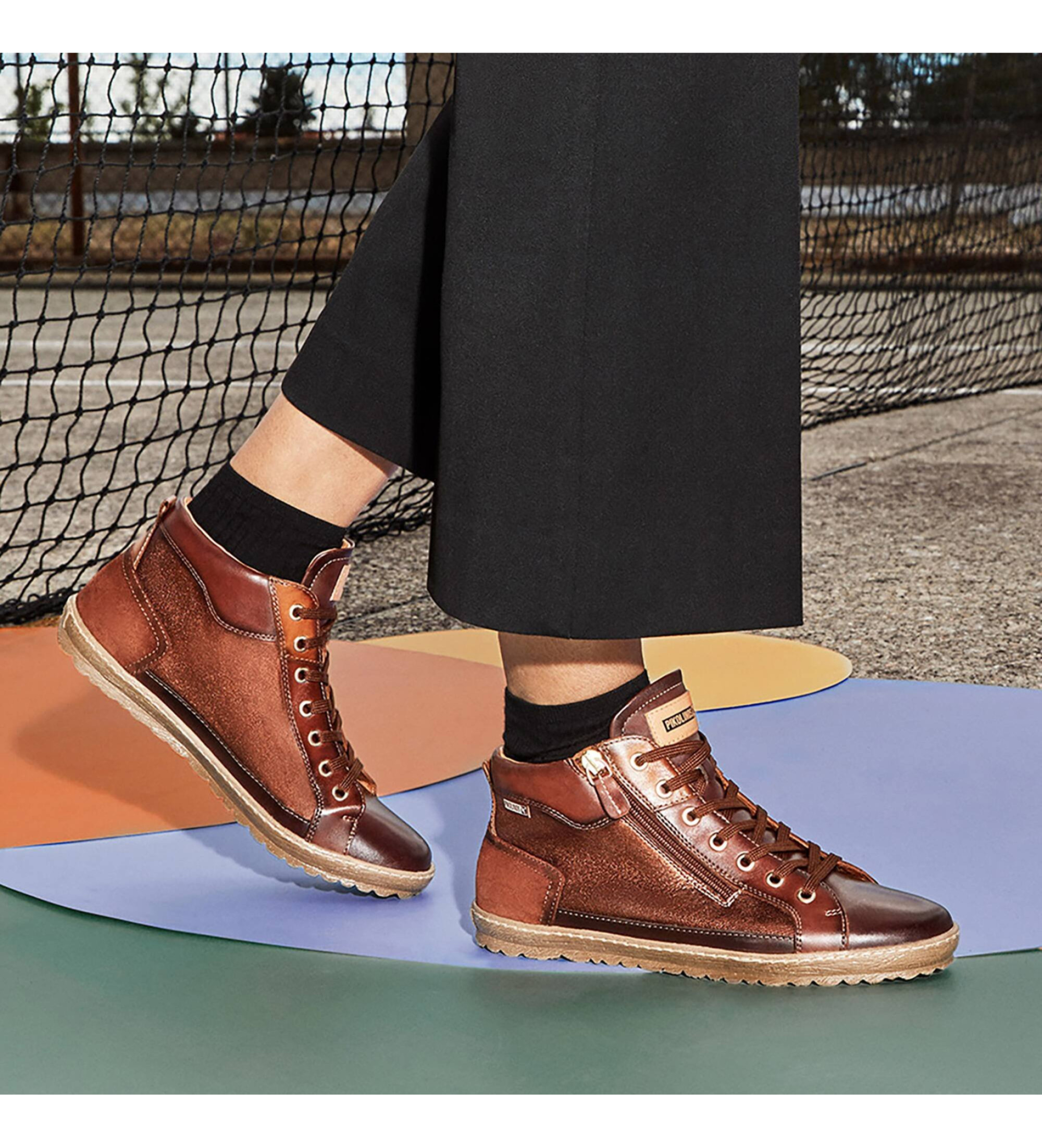 Stivaletti in pelle marrone Lagos