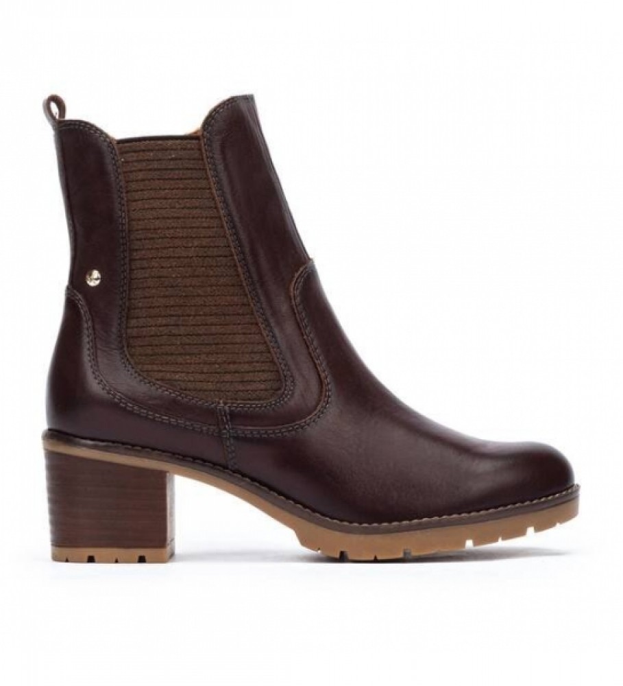 Pikolinos Brown Llanes leather ankle boots