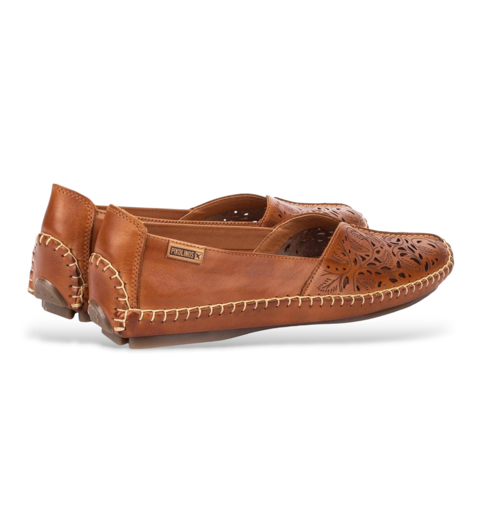 マロン Pikolinos Brown Jerez Leather Moccasins - Esdemarca Store fashion