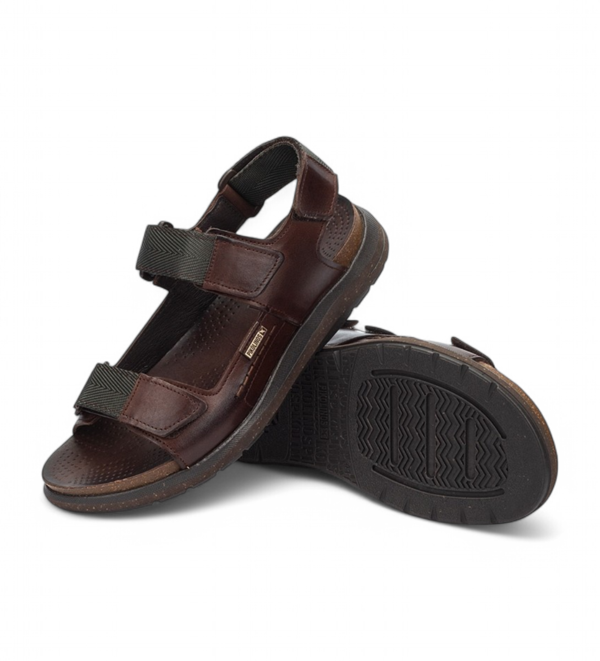 Moraira Pikolinos Sandalias Negras Sandals Sandalia Plana