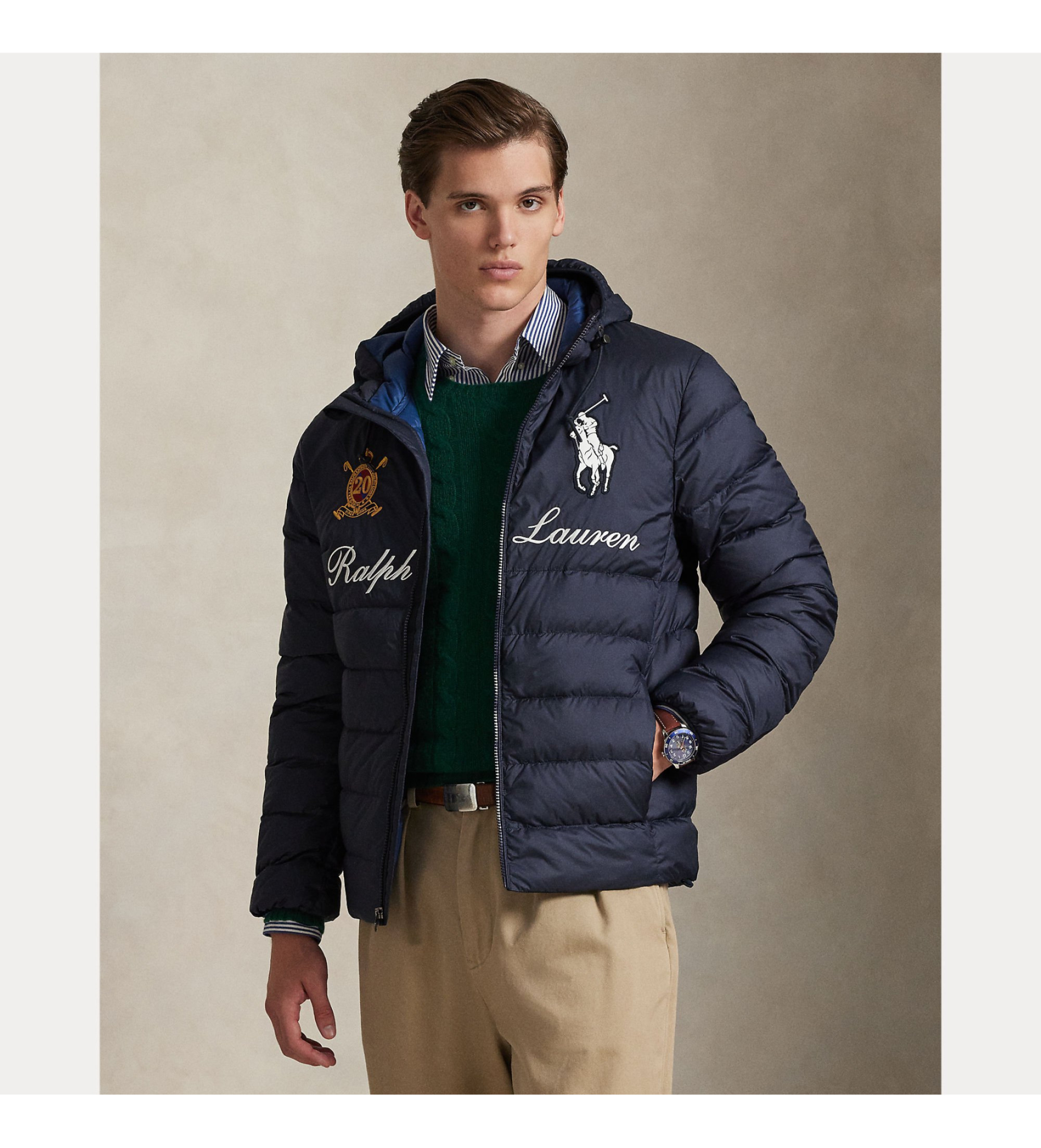 Polo Ralph Lauren Abrigo The Colden 20 aniversario marino Polo Ralph Lauren Abrigo The Colden 20 aniversario marino