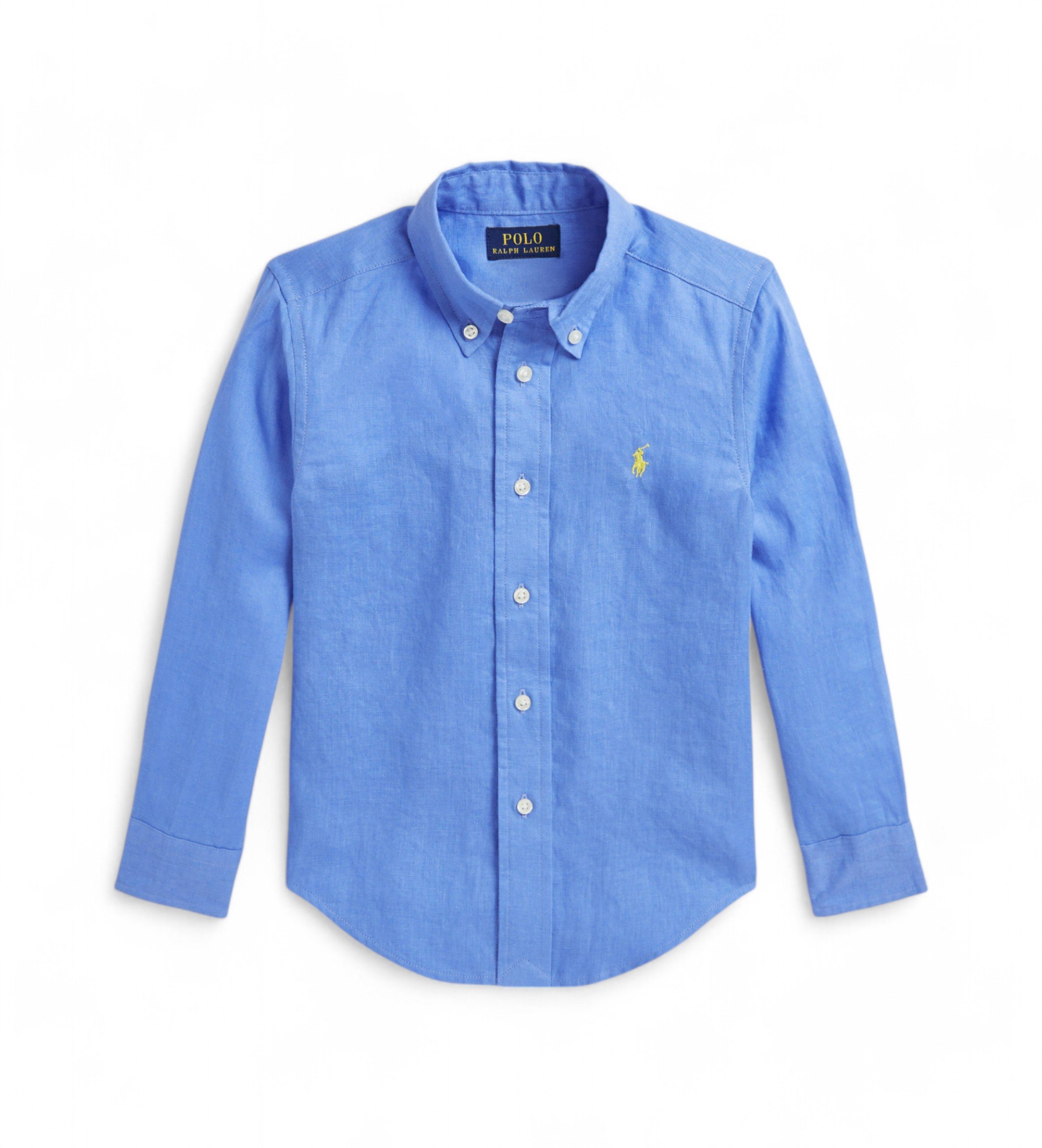 Polo Ralph Lauren Blue linen shirt - Esdemarca Store fashion