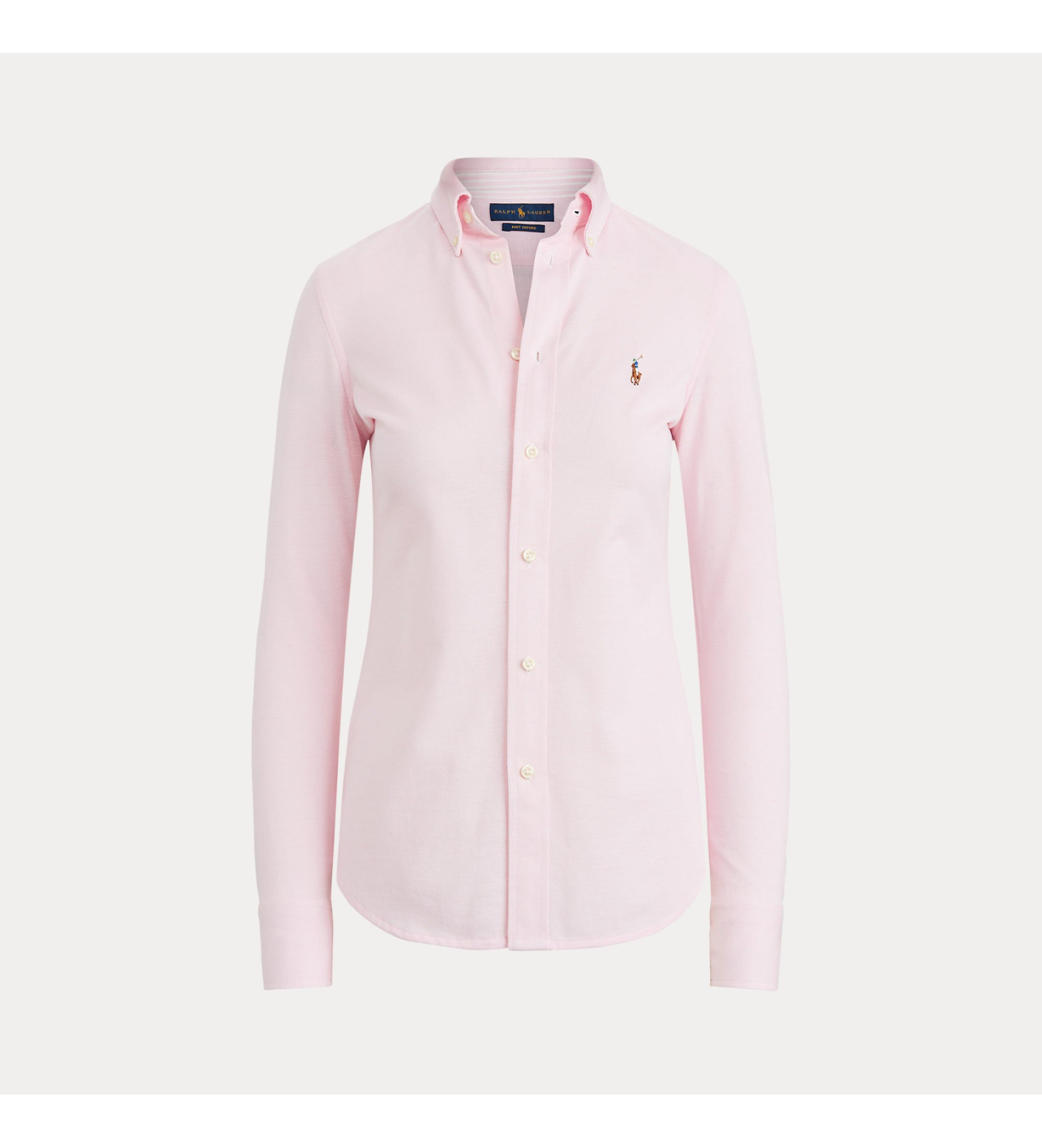 Polo Ralph Lauren Chemise Slim Fit en jersey de coton oxford rose