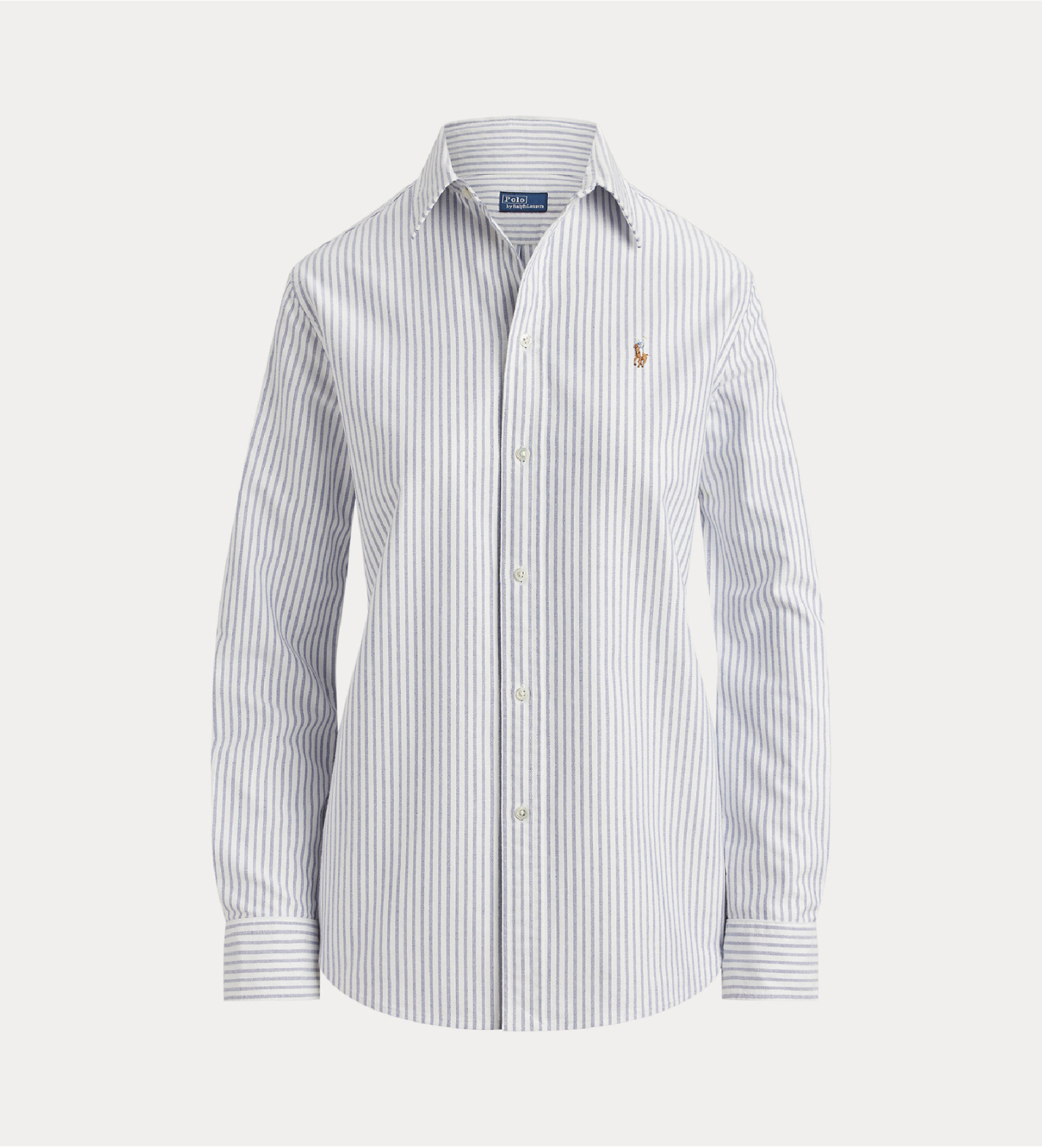 Polo Ralph Lauren Overhemd Classic Fit Striped Oxford wit, blauw