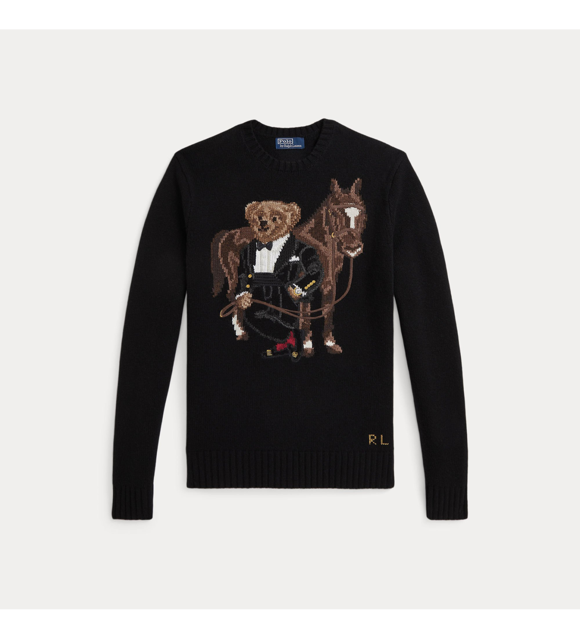 Polo Ralph Lauren Pull ours noir - Esdemarca Store mode