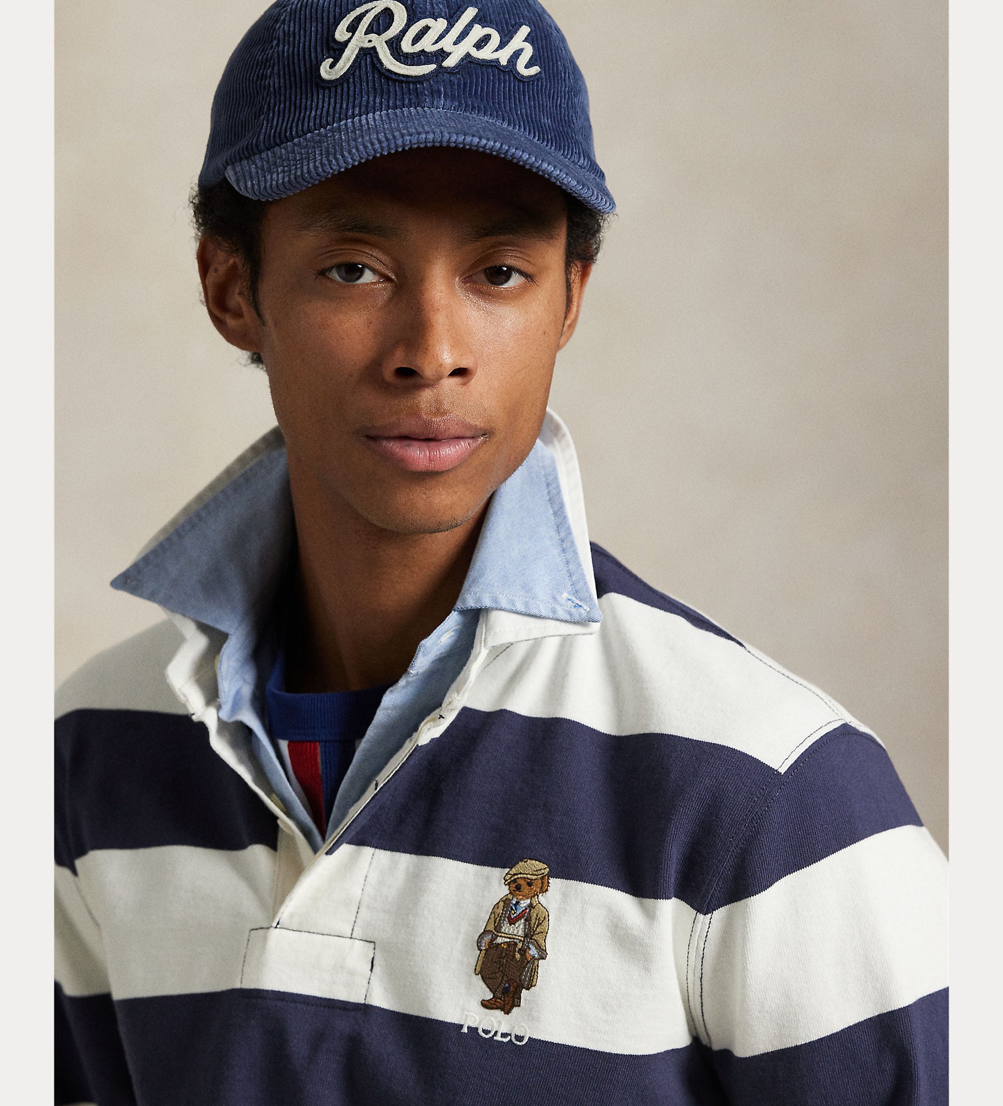 Polo Ralph Lauren Pull Polo Bear Classic Fit bleu, blanc Polo Ralph Lauren Pull Polo Bear Classic Fit bleu, blanc