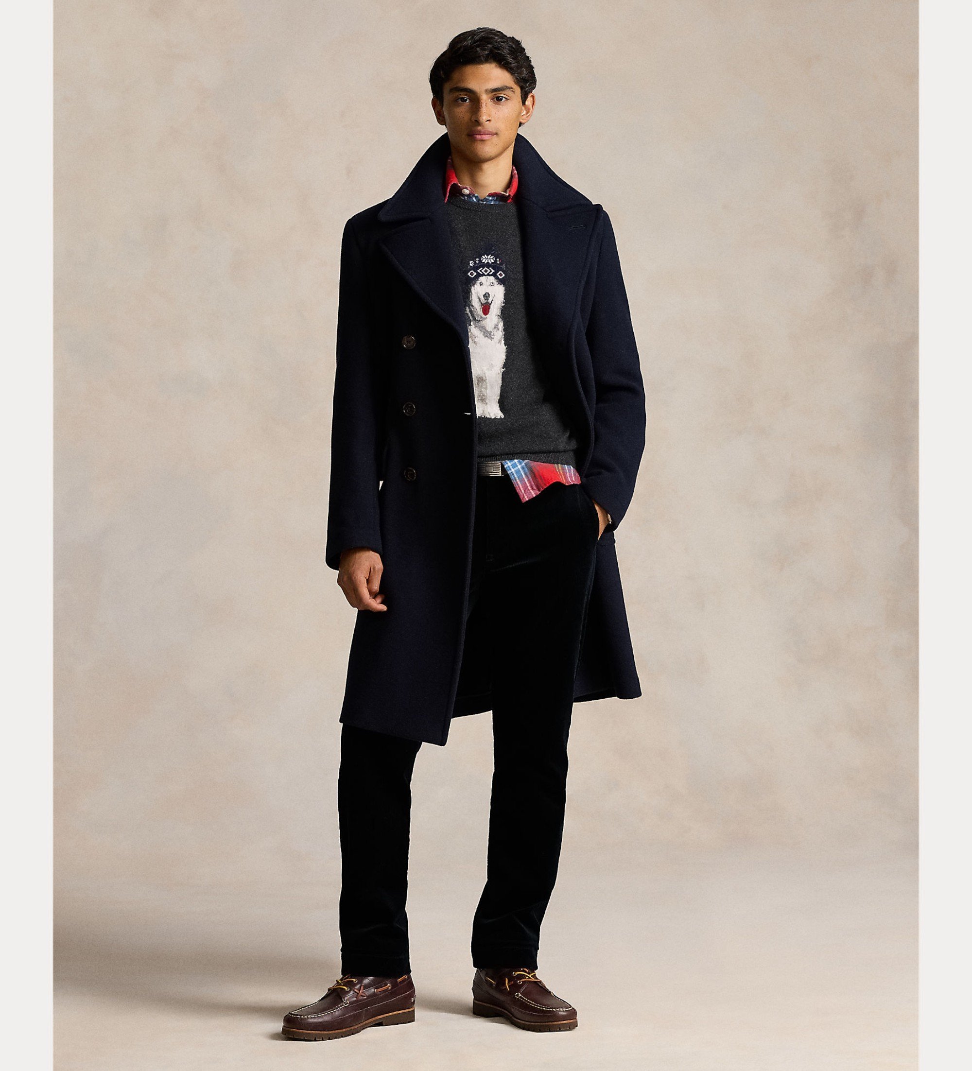 Polo Ralph Lauren Jersey Perro de Intarsia gris - Tienda Esdemarca ...