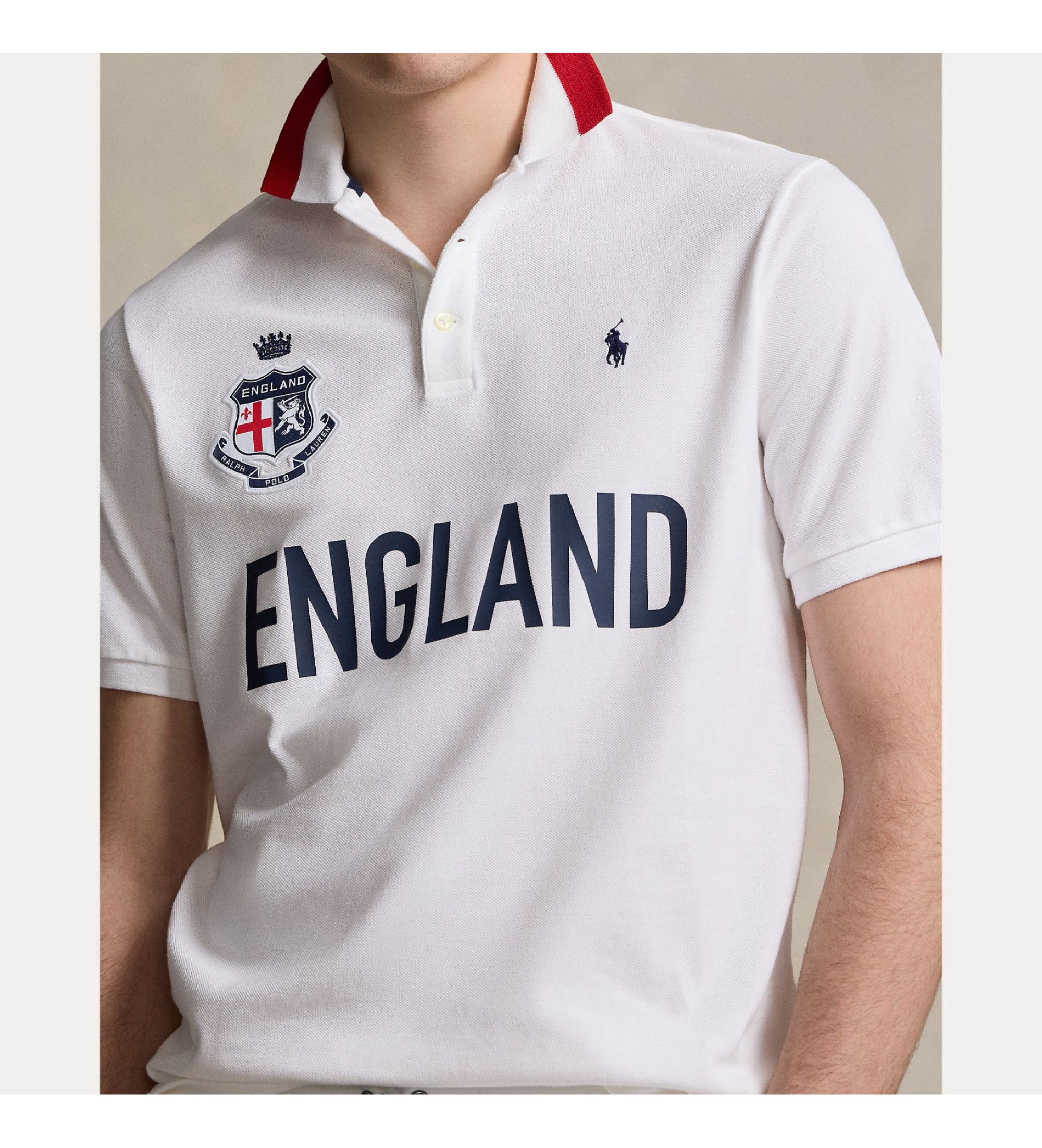 Polo Ralph Lauren Classic Fit England Polo shirt white