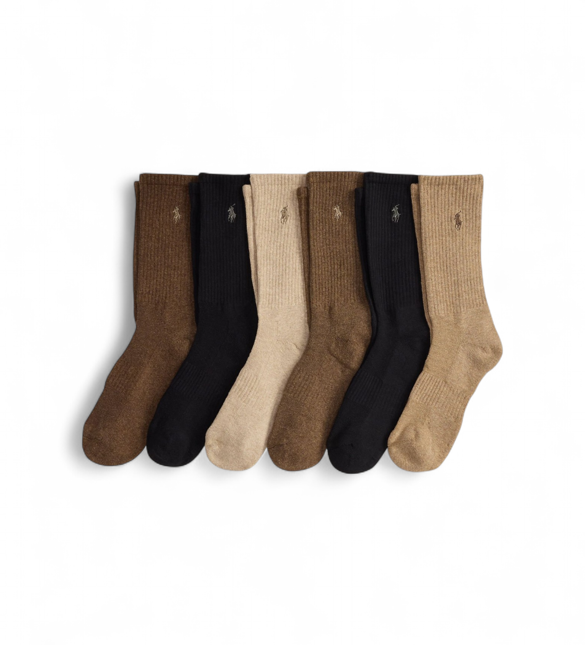 Polo Ralph Lauren Satz mit 6 Paar halbrunden Socken  Polo Ralph Lauren Satz mit 6 Paar halbrunden Socken