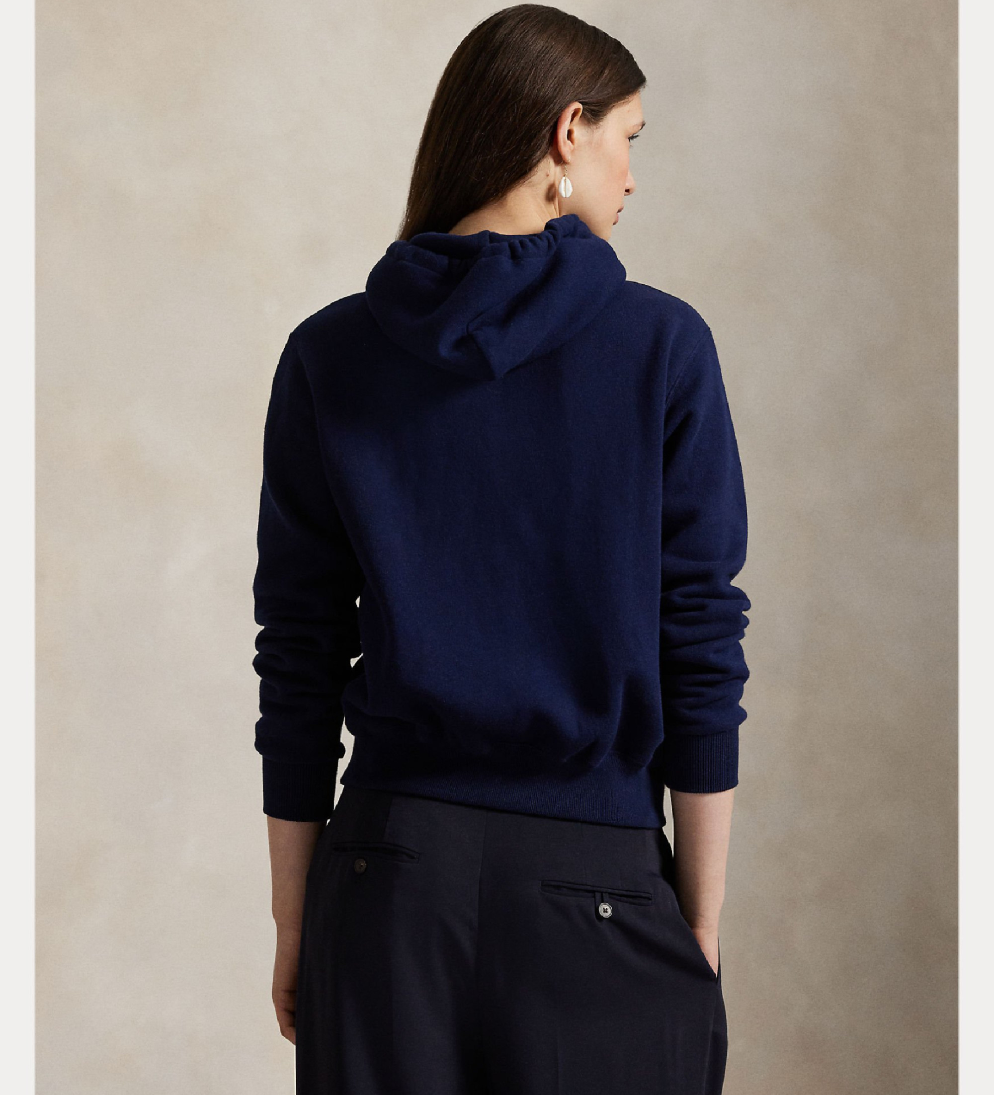 Polo Ralph Lauren Sweatshirt zippé en polaire marine
