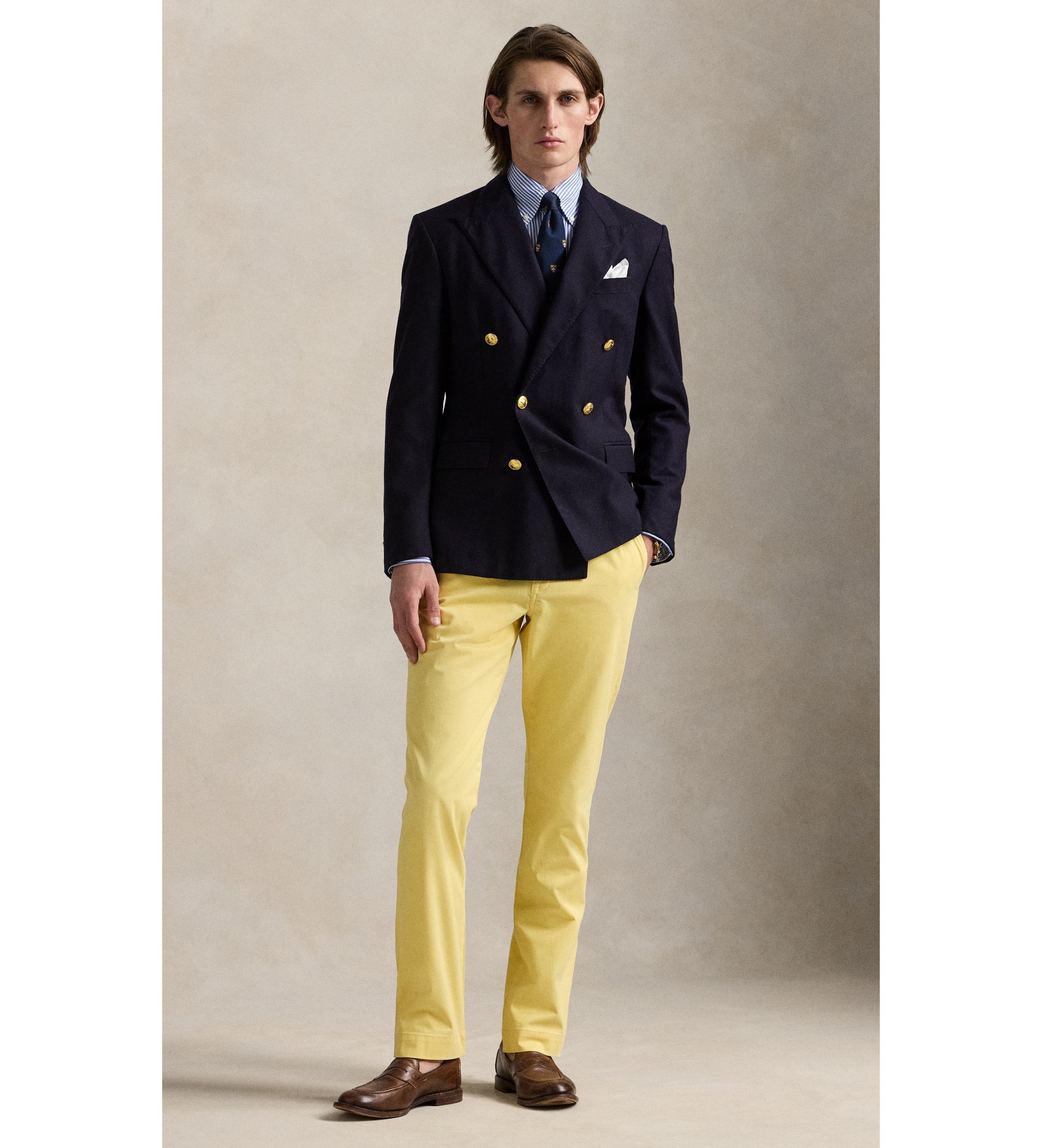 Polo Ralph Lauren Koszula popelinowa Classic Fit w niebieskie paski