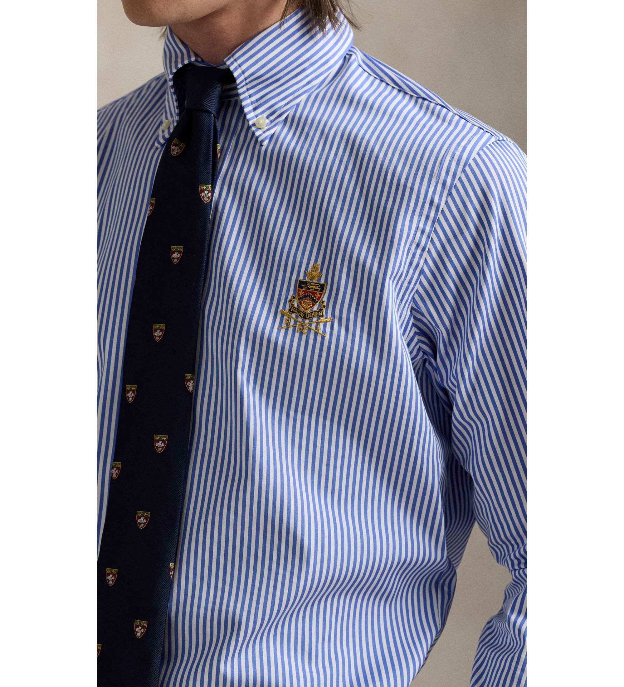 Polo Ralph Lauren Koszula popelinowa Classic Fit w niebieskie paski