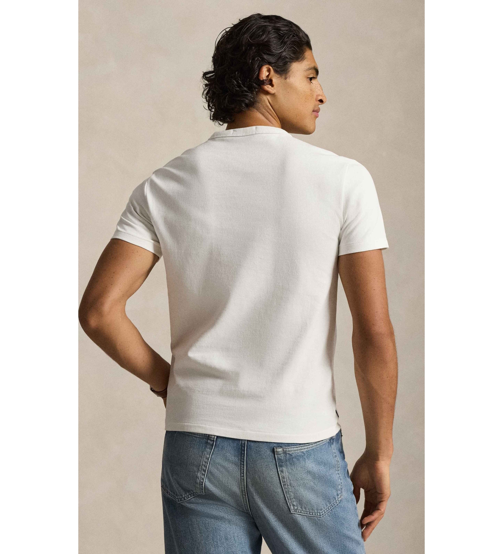 Polo Ralph Lauren T-shirt com log�tipo ocidental em branco