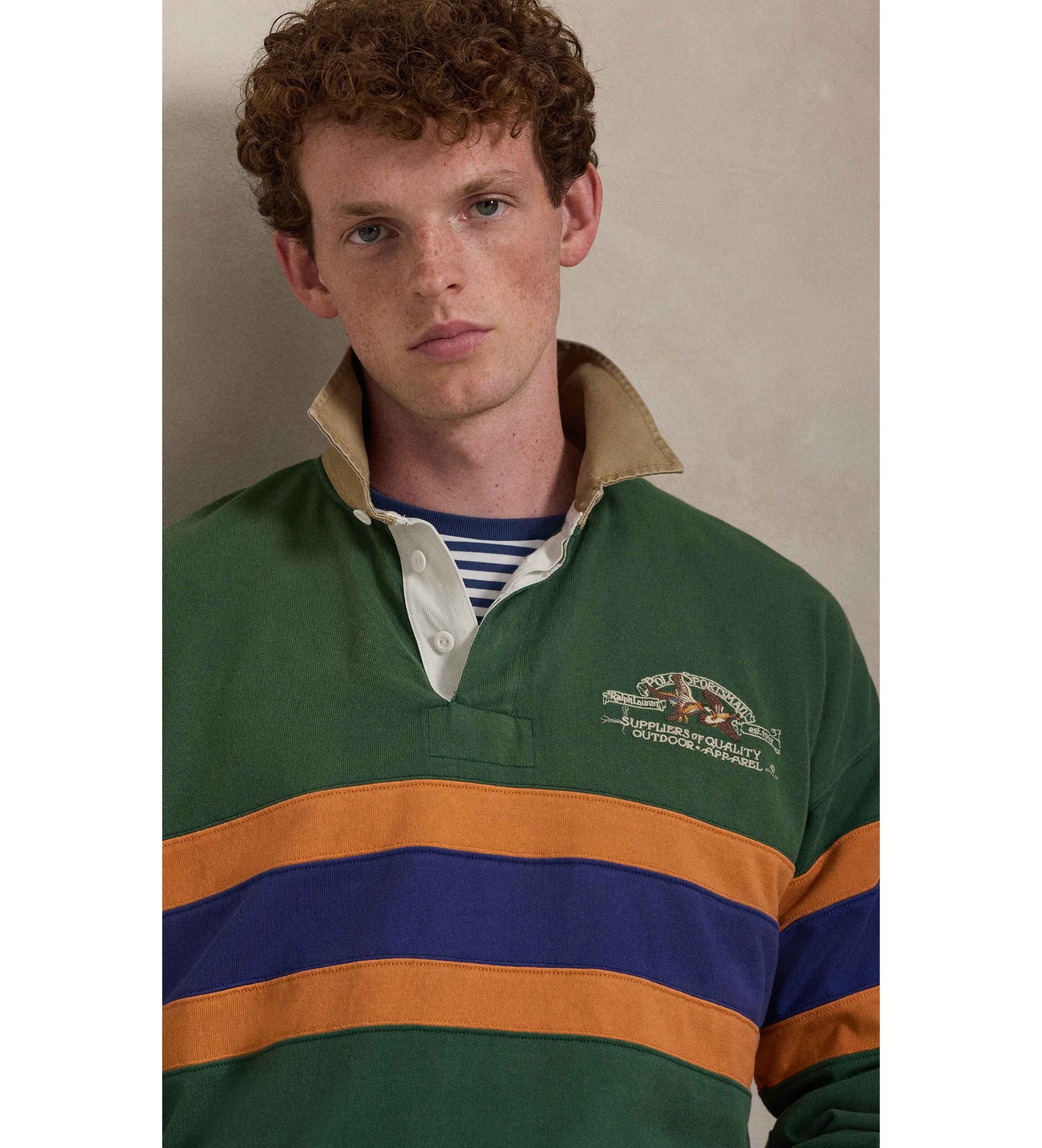 Polo Ralph Lauren Vintage Fit rugby majica zelena