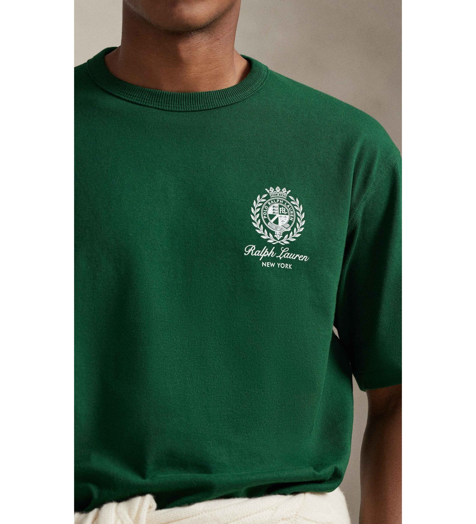 Polo Ralph Lauren Relaxed Fit green jersey knitted T-shirt 