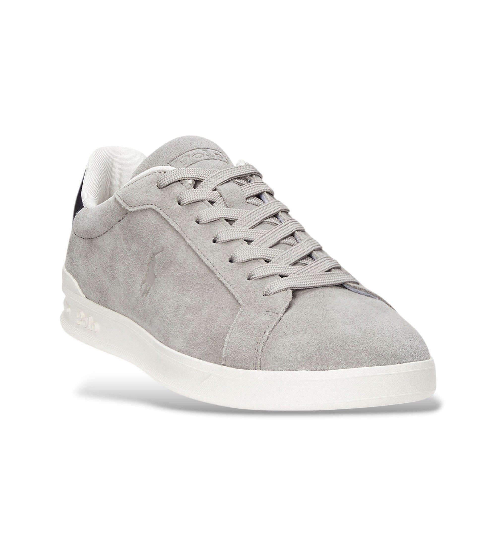 Polo Ralph Lauren Heritage Court II Grau Wildleder Turnschuhe