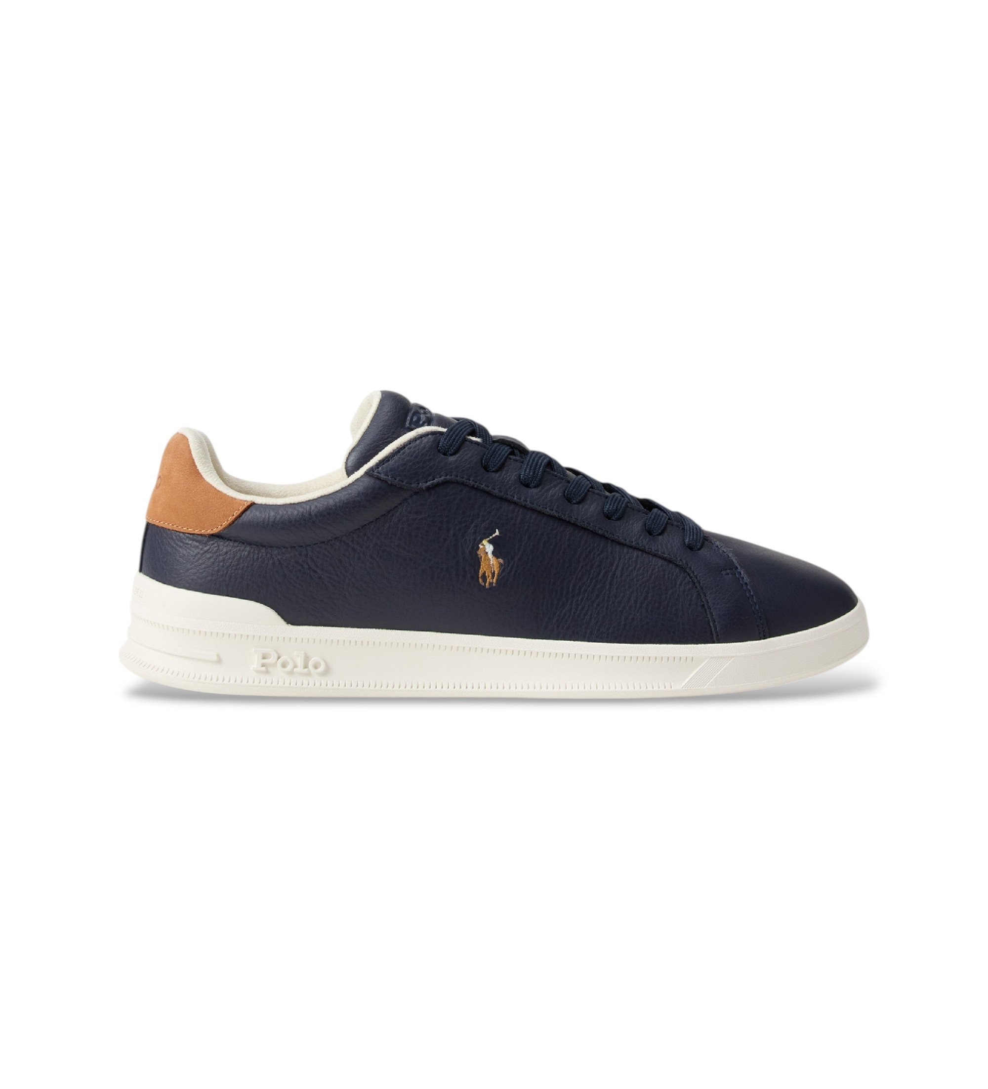 Polo Ralph Lauren Heritage Court II Turnschuhe aus navyfarbenem Leder