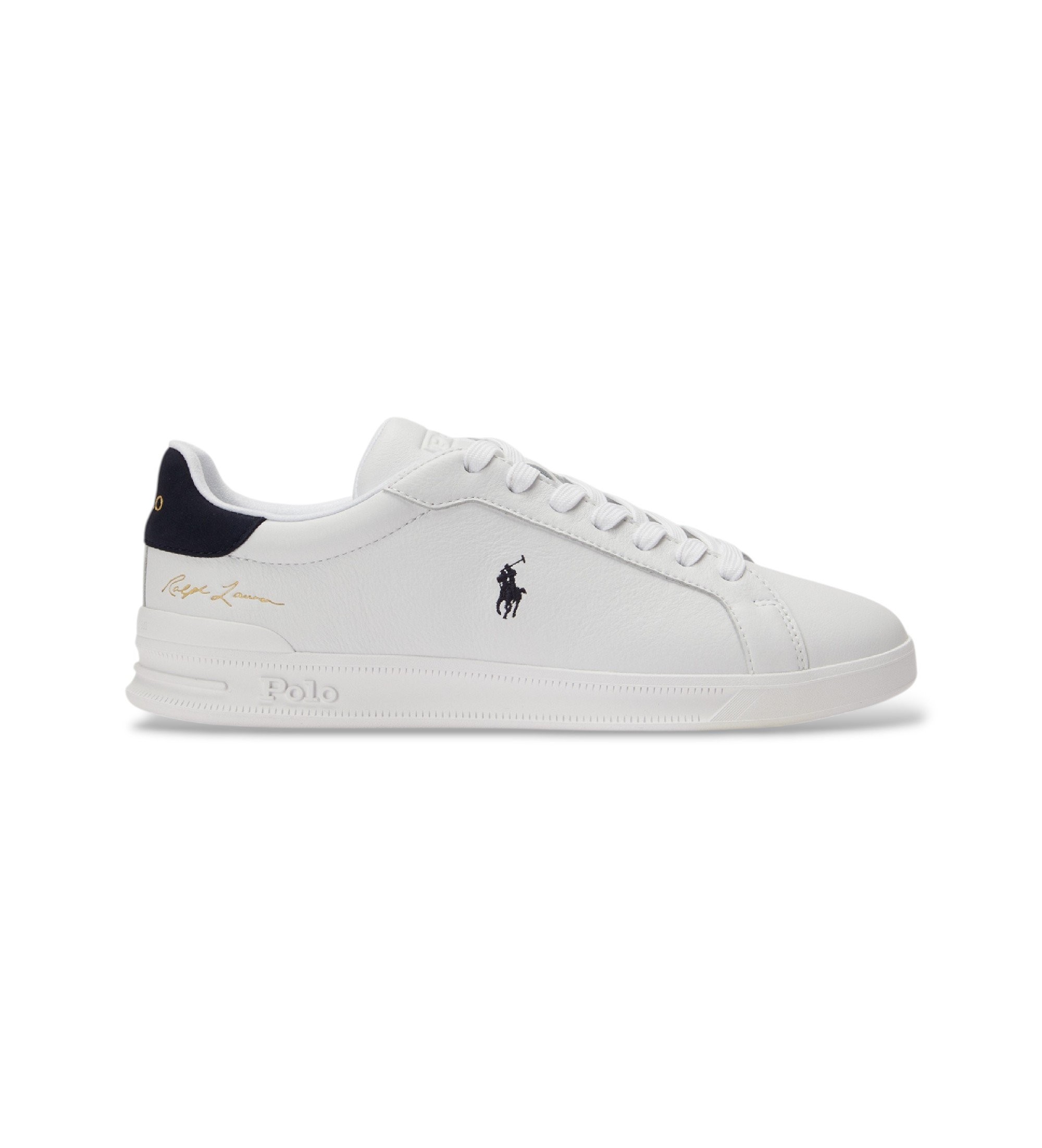 Polo Ralph Lauren Heritage Court II Wei� Leder Turnschuhe