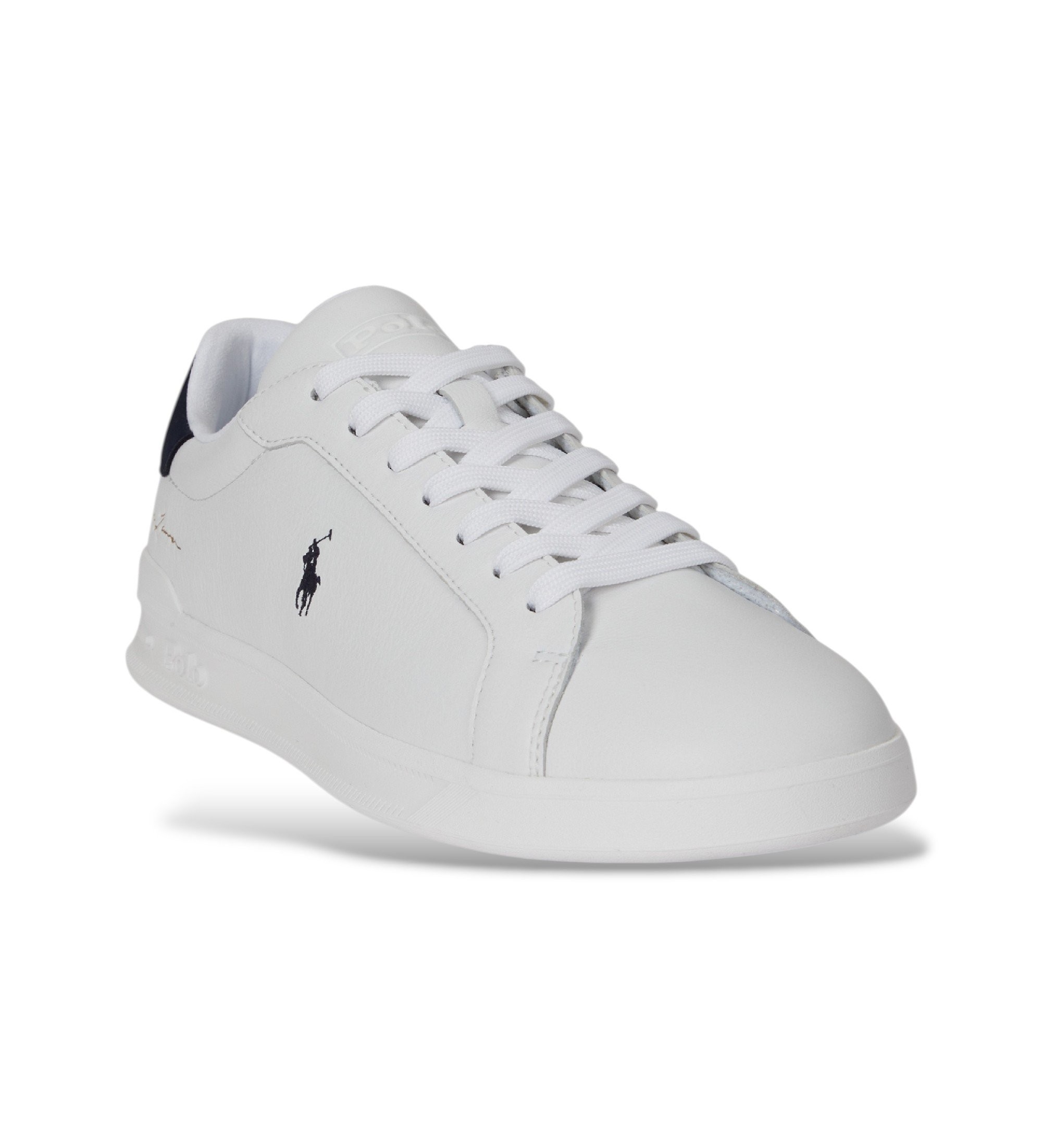 Polo Ralph Lauren Heritage Court II Wei� Leder Turnschuhe