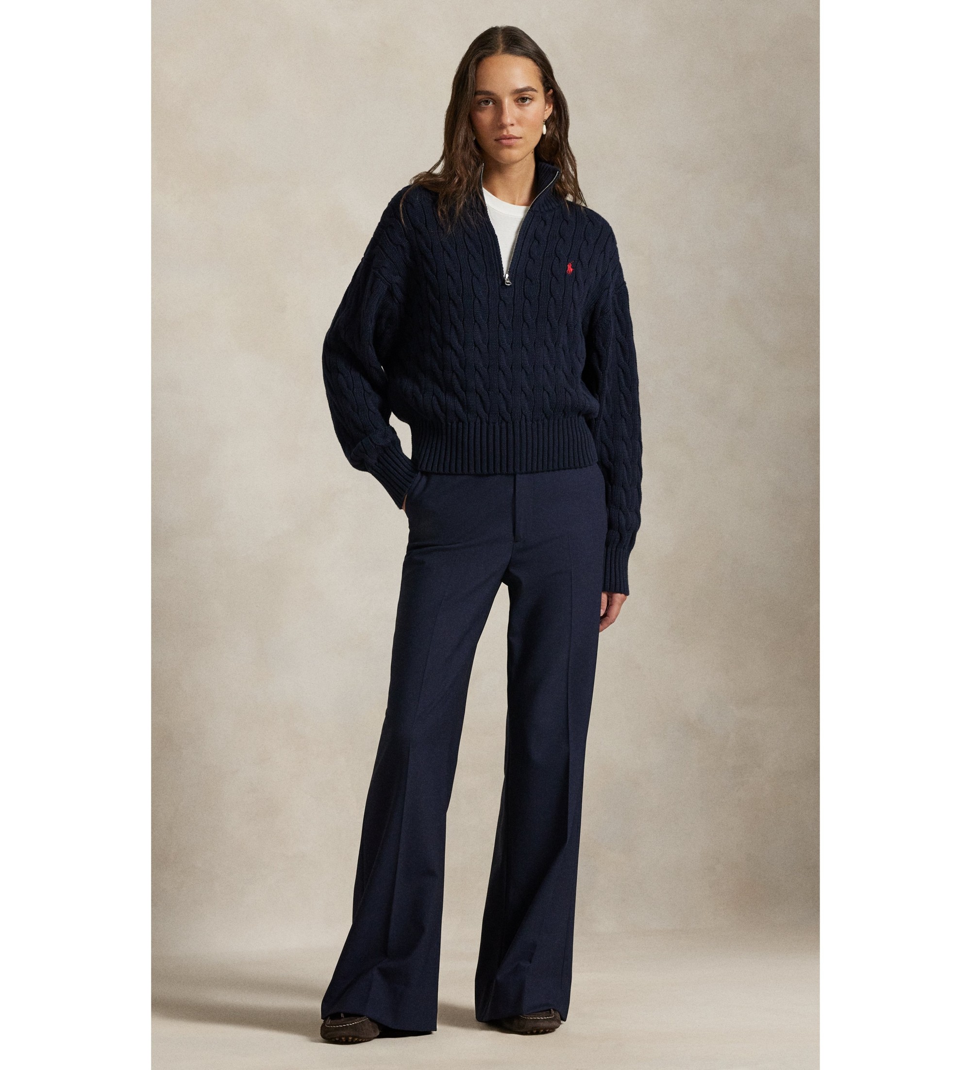 Polo Ralph Lauren Katoenen trui in achten gebreide stof
