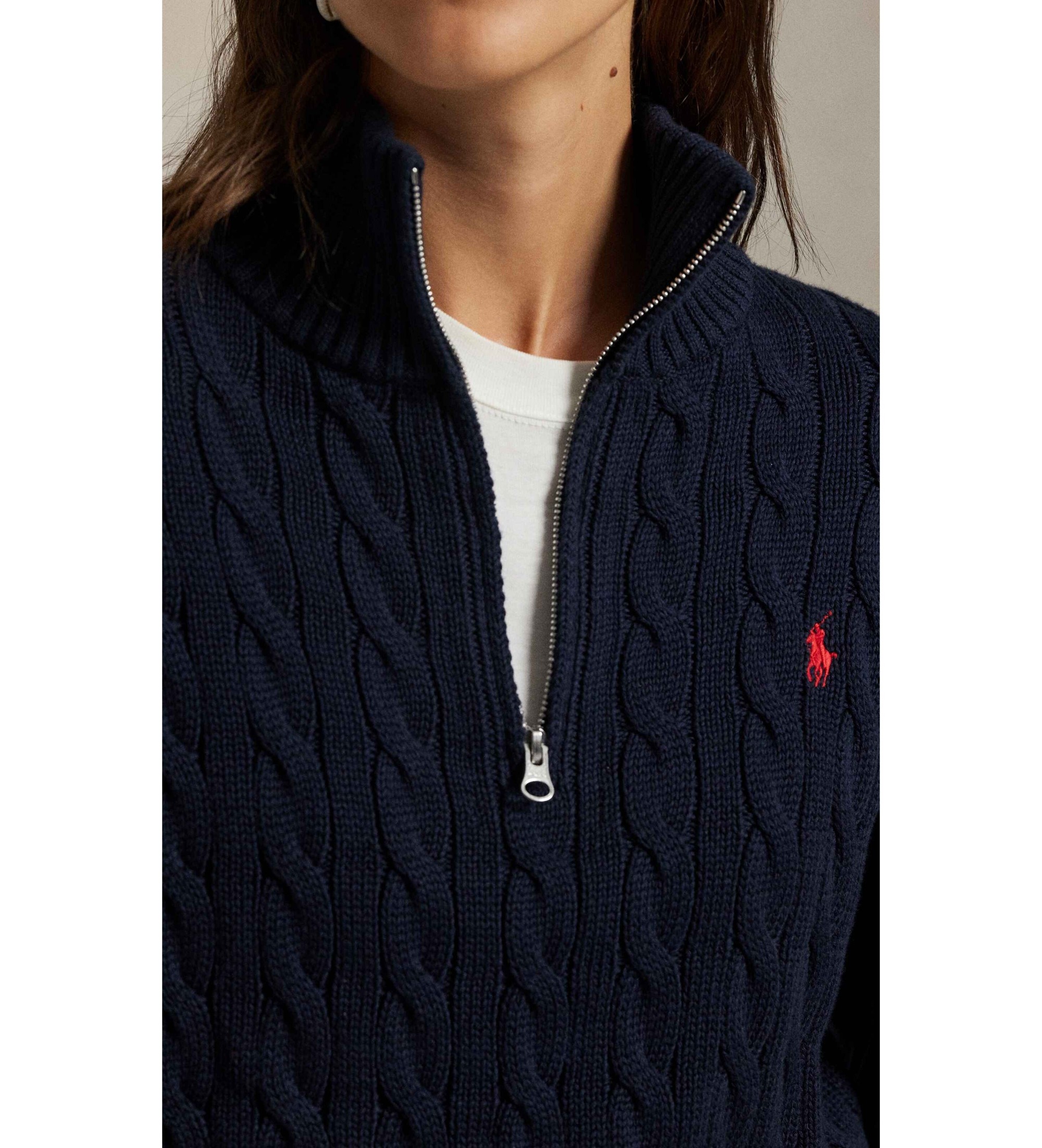 Polo Ralph Lauren Katoenen trui in achten gebreide stof