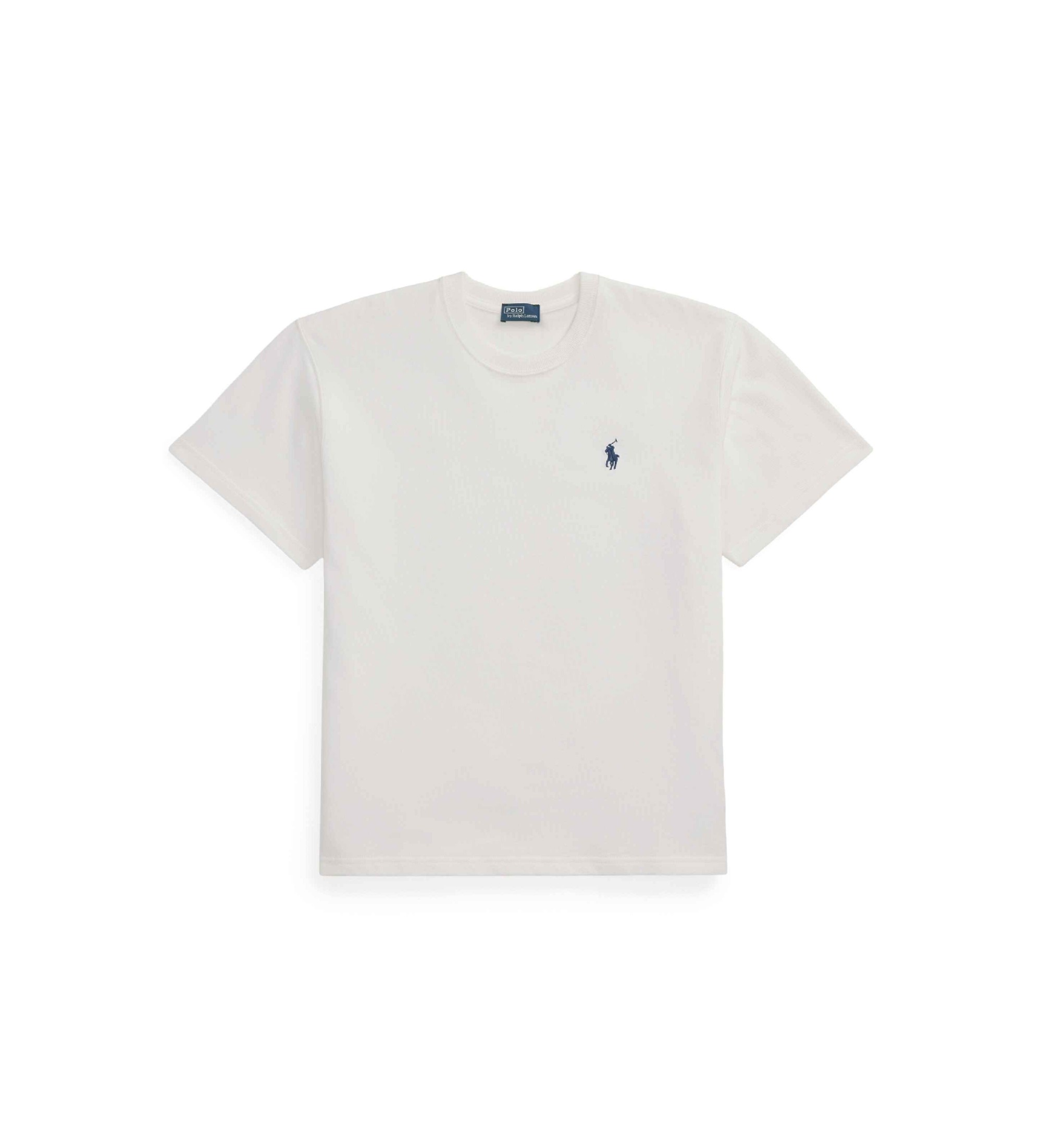 Polo Ralph Lauren Wit katoenen jersey gebreid T-shirt
