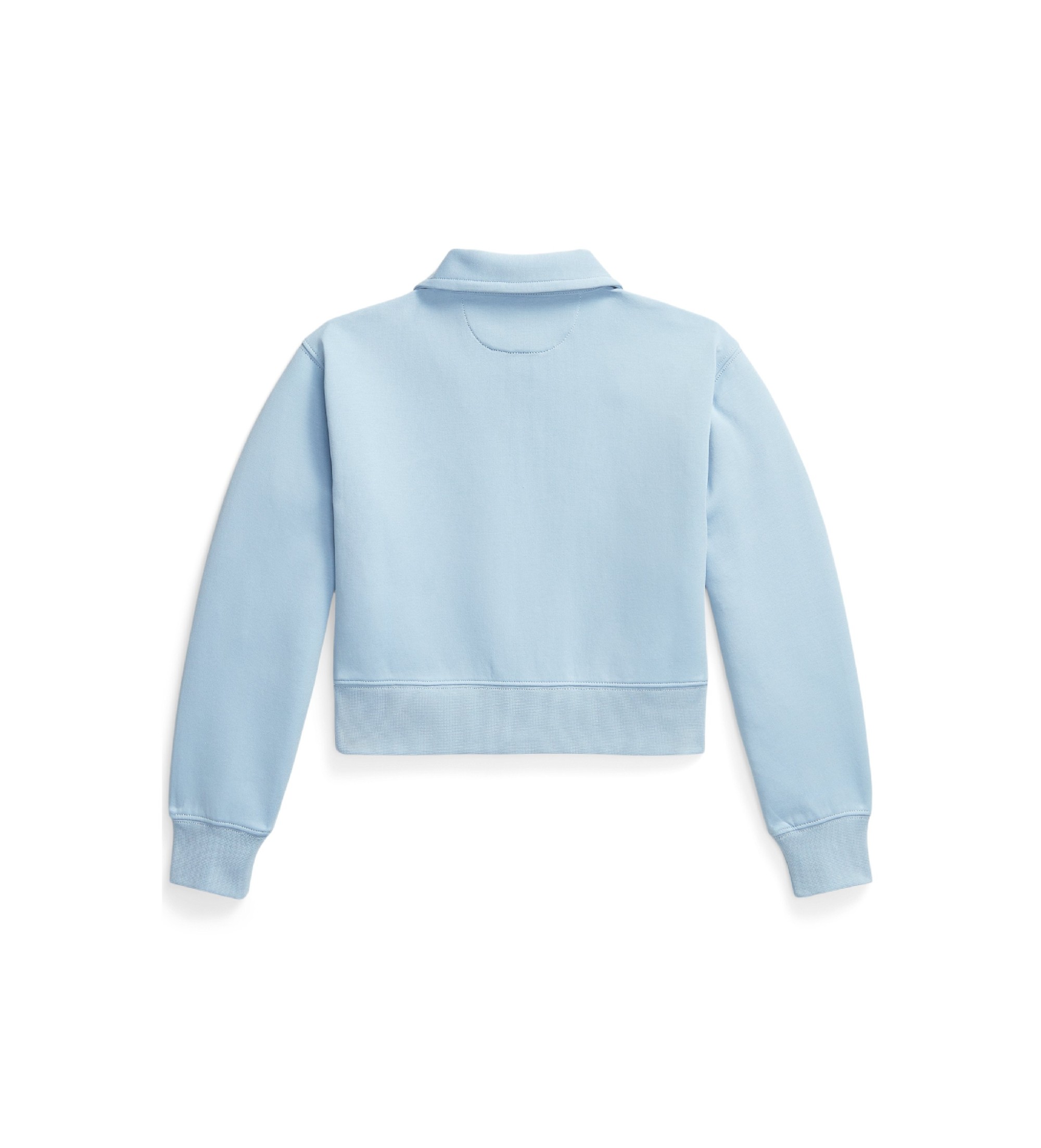 Polo Ralph Lauren Dubbel gebreid sweatshirt met blauwe vierkante snit
