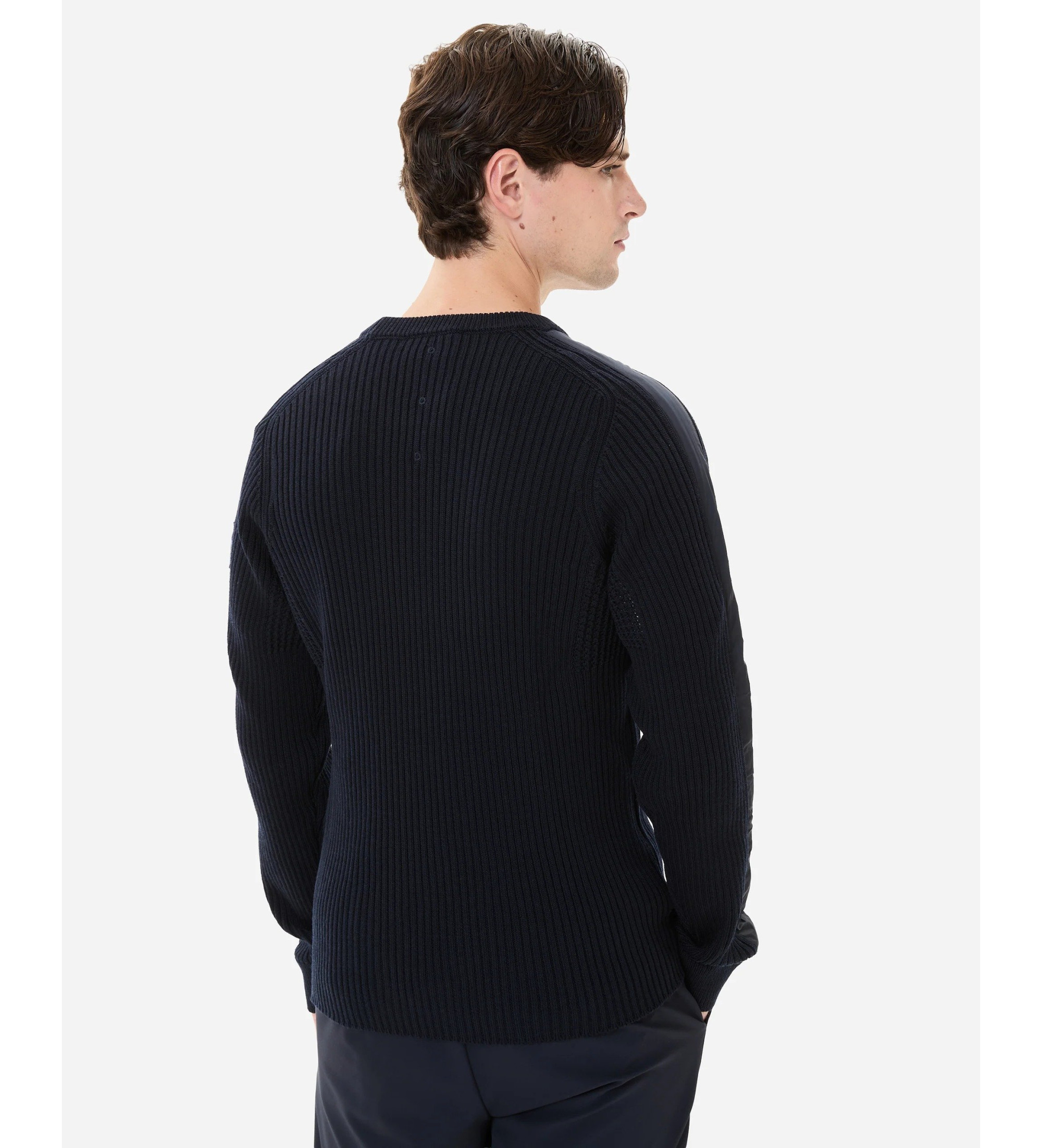 Premiata Gerippter Pullover navy