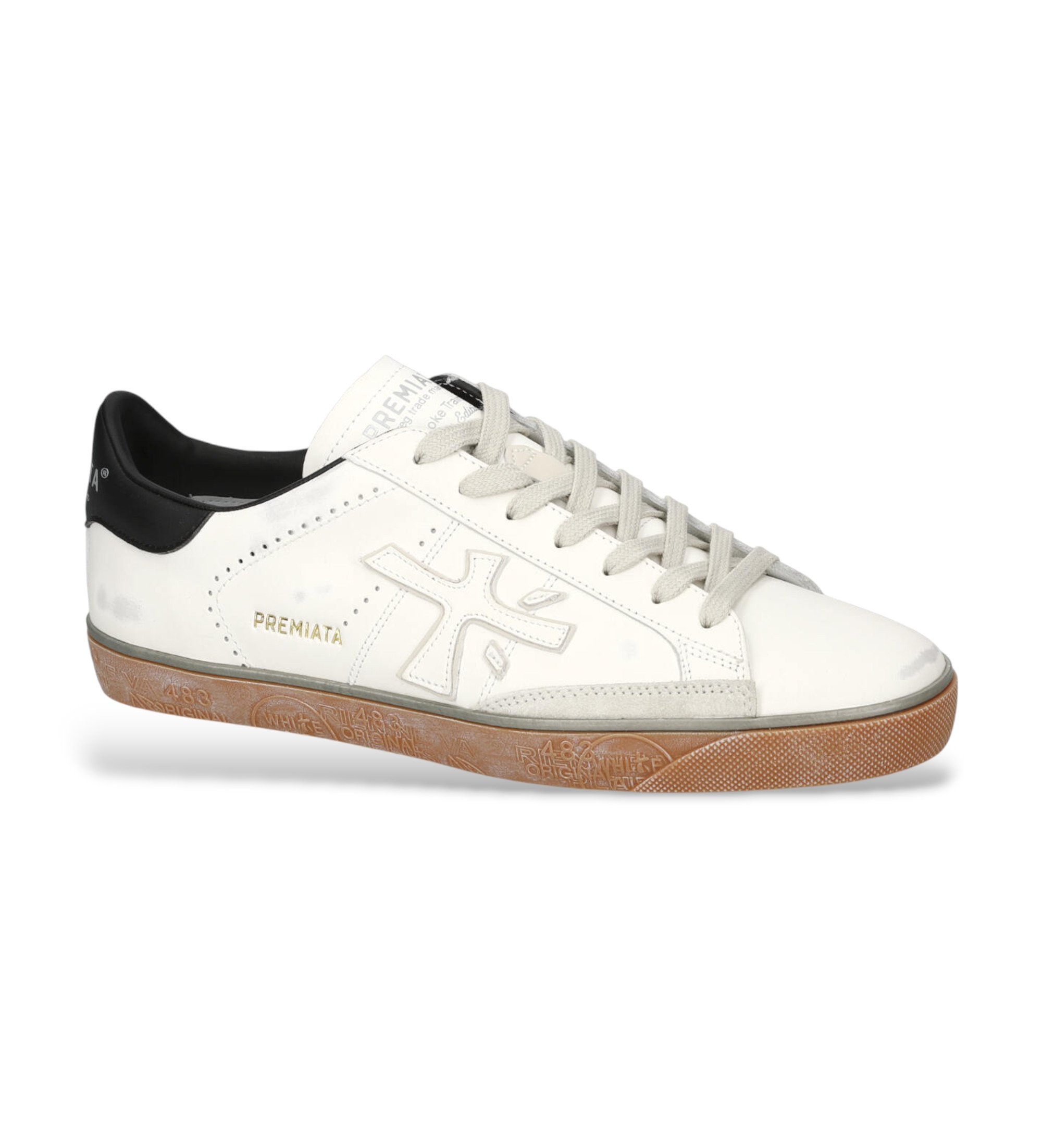 Premiata Steven Leather Sneakers white Esdemarca Store fashion