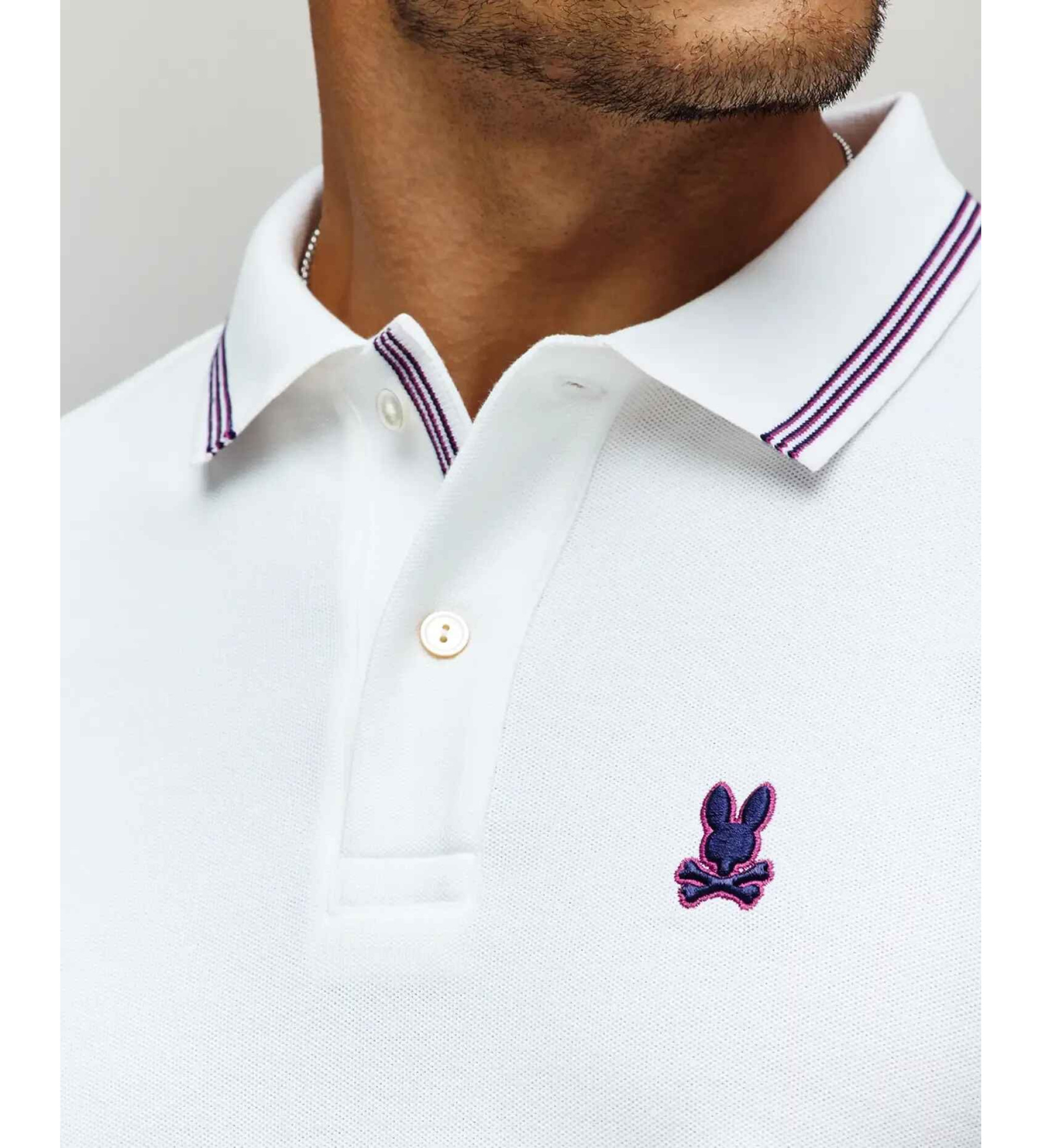 Psycho Bunny Polo Jude blanc Psycho Bunny Polo Jude blanc