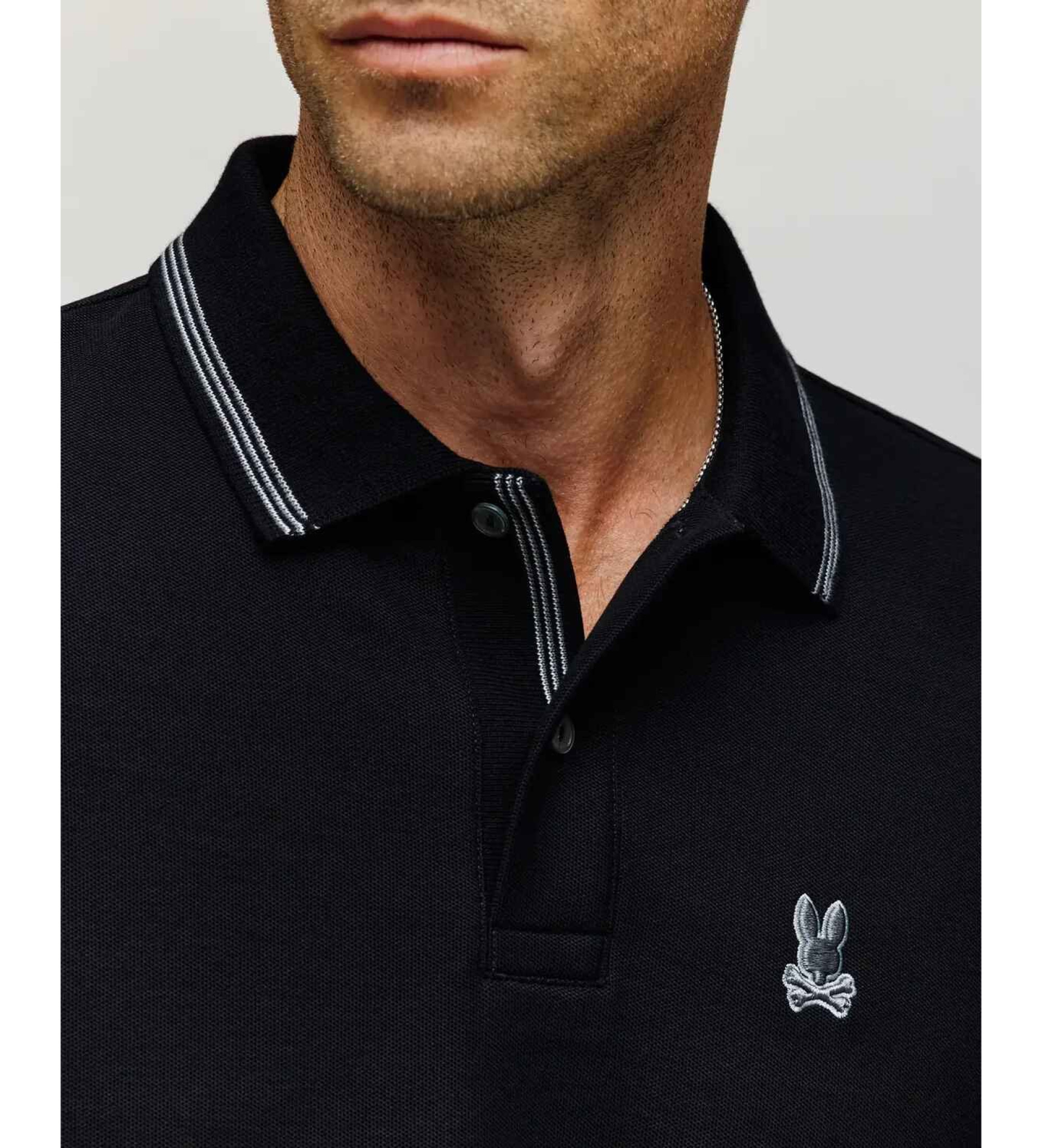Psycho Bunny Polo Jude noir Psycho Bunny Polo Jude noir