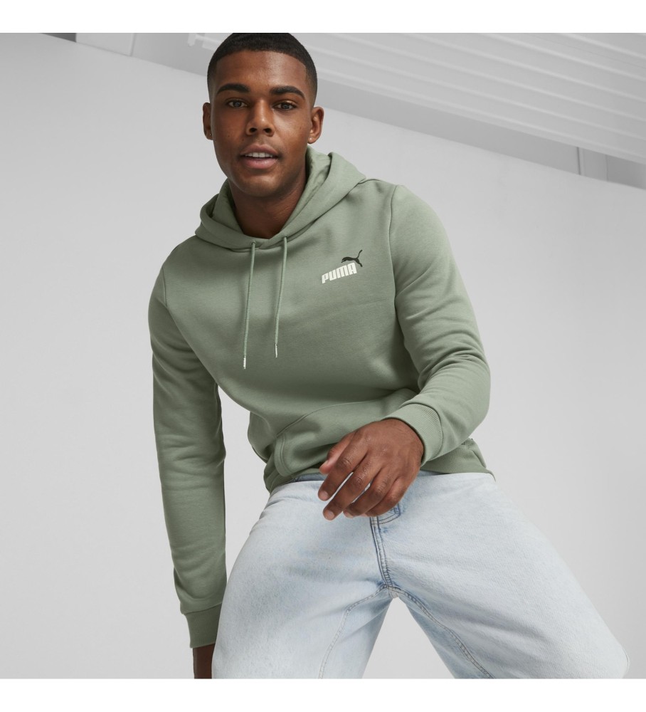 Puma Sweatshirt Essentials+ mit zweifarbigem grünem Logo - Esdemarca  Geschäft für Schuhe, Mode und Accessoires - Markenschuhe und  Markenturnschuhe