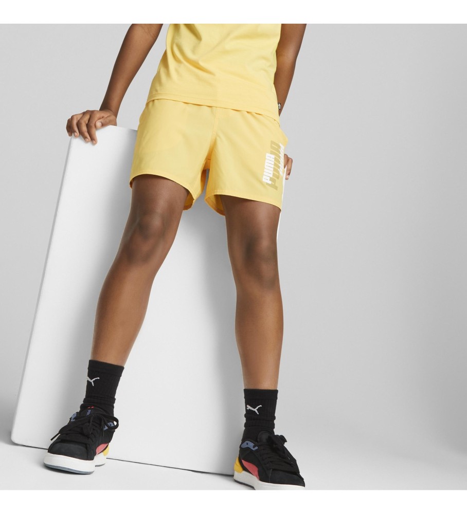Puma Short Essential Logolab brands best footwear designer fashion, yellow shoes accessories - and shoes and ESD Store 